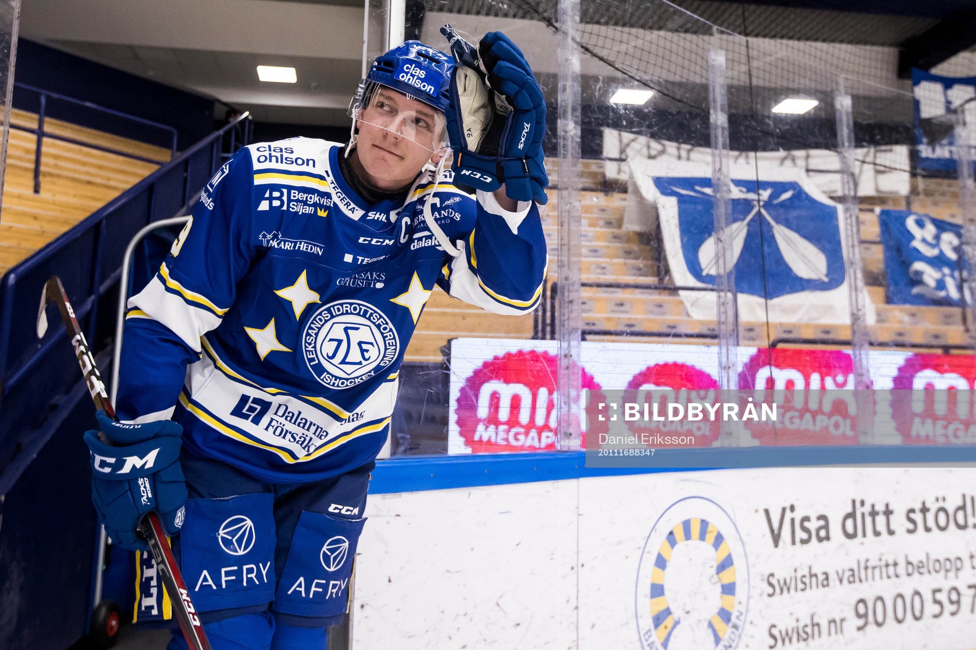 Leksands Patrik Zackrisson utsedd till matchens krigare