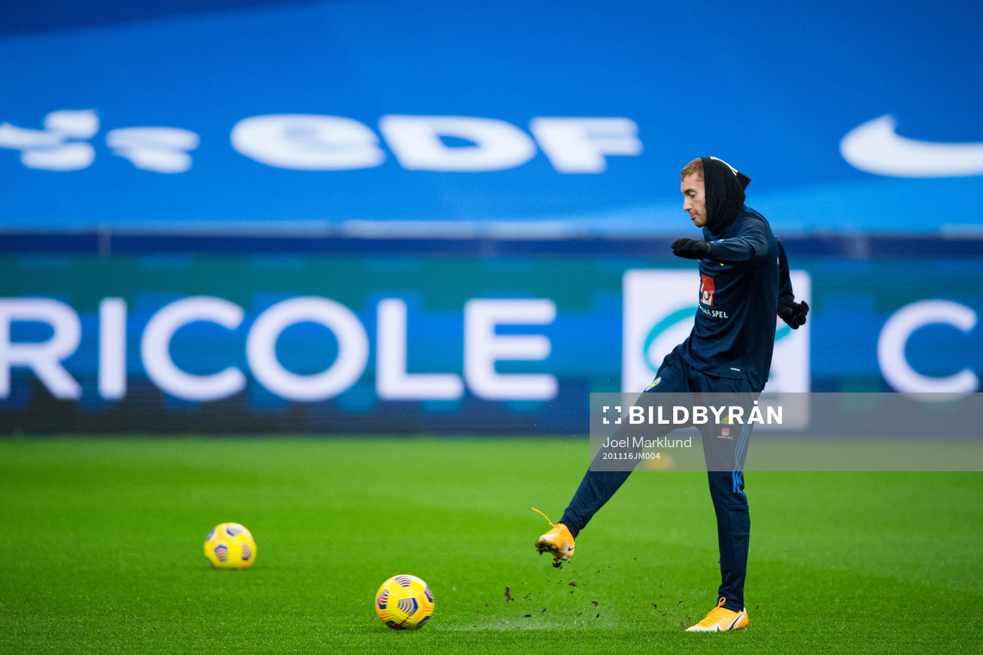 Dejan Kulusevski of the Swedish national football team