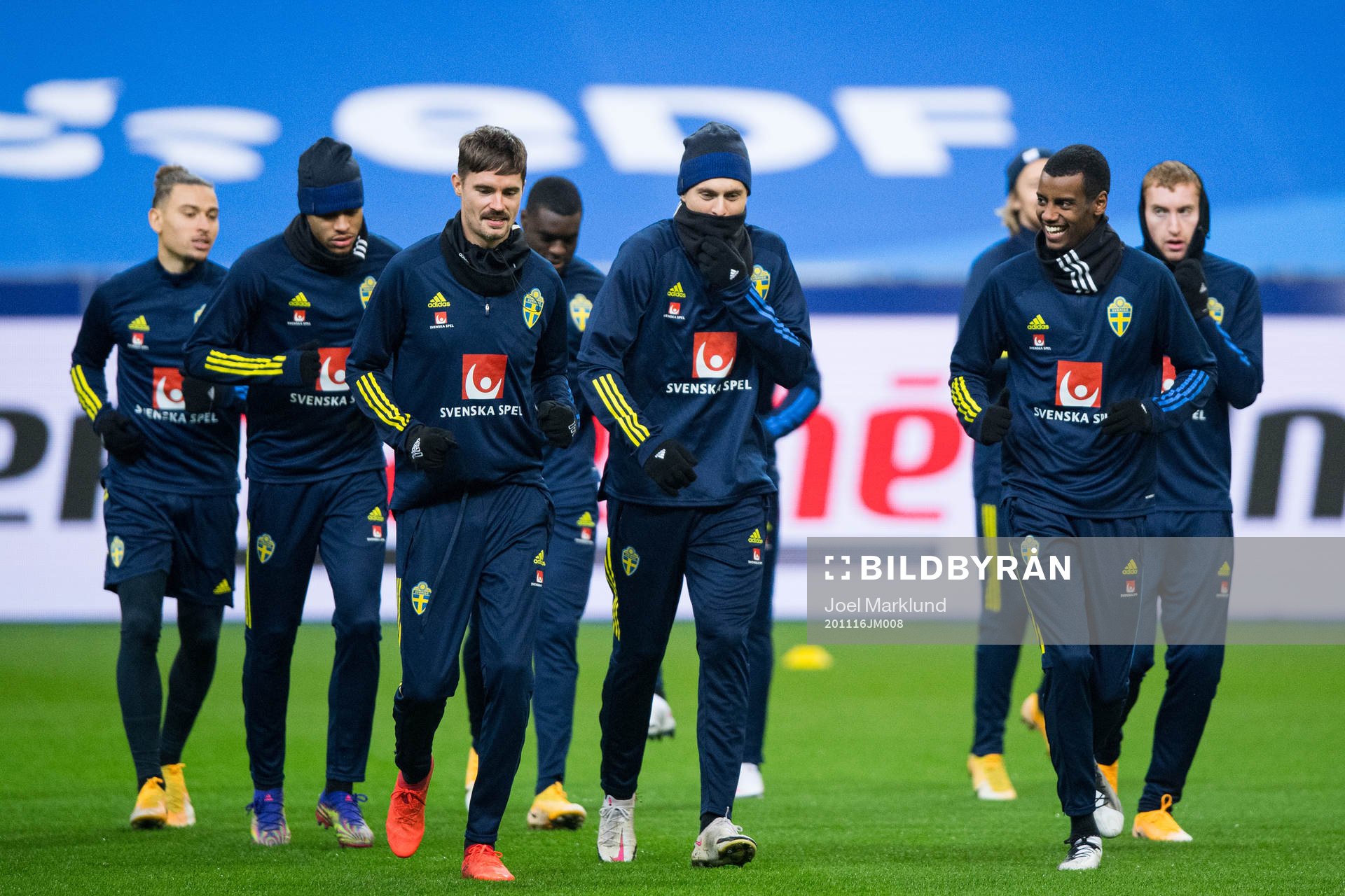 Mikael Lustig, Victor Nilsson Lindelöf, Alexander Isak and