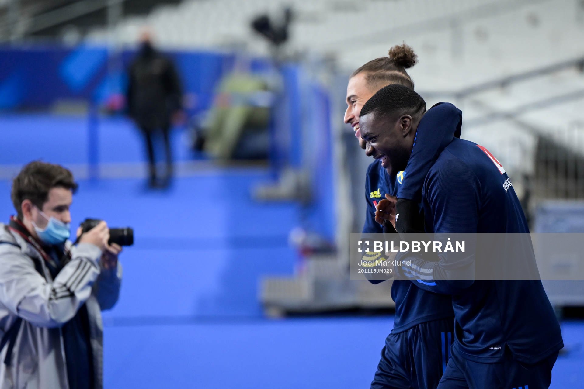 Jordan Larsson and Ken Sema of the Swedish national
