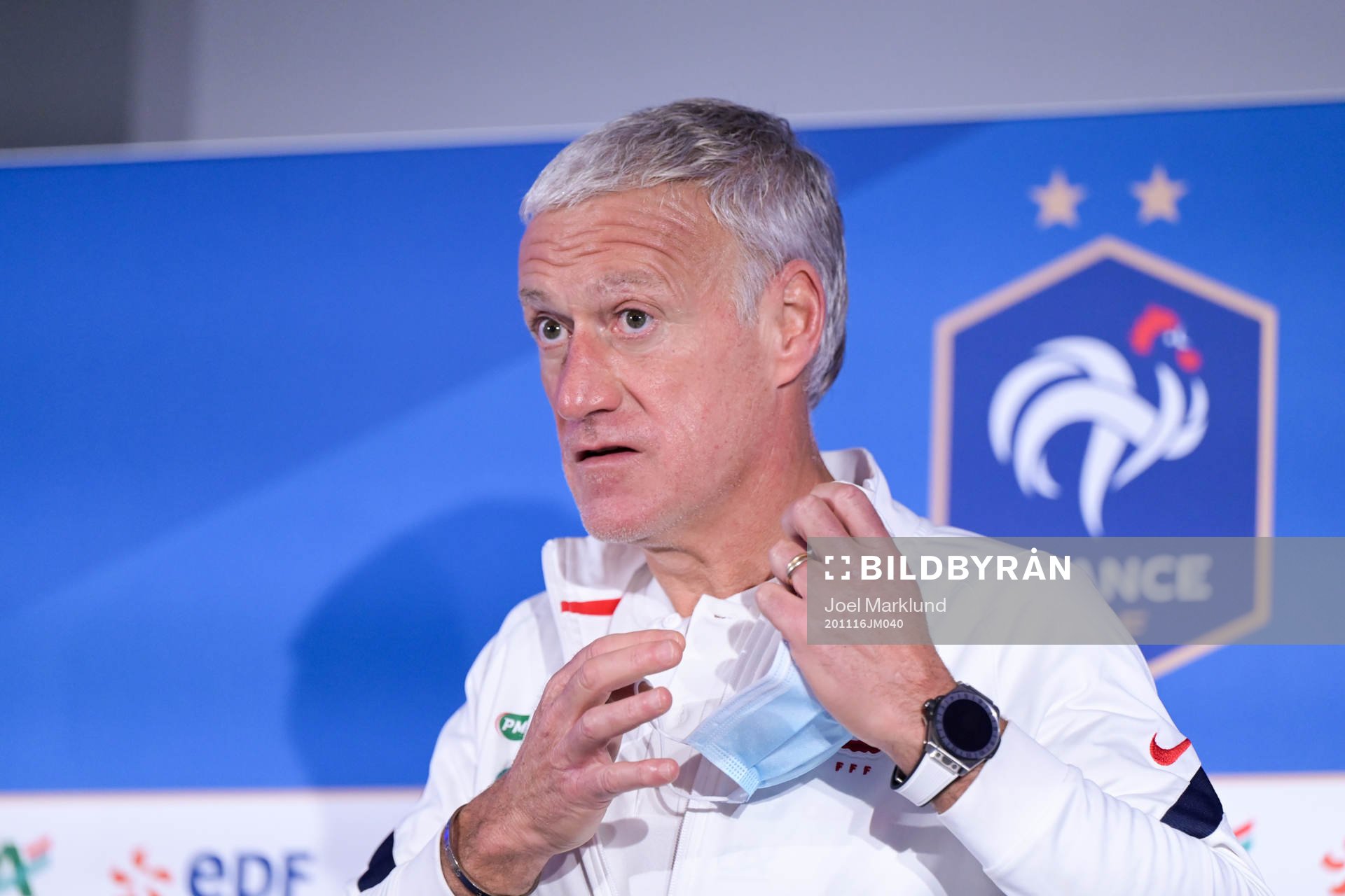 Head coach Didier Deschamps of the French national football