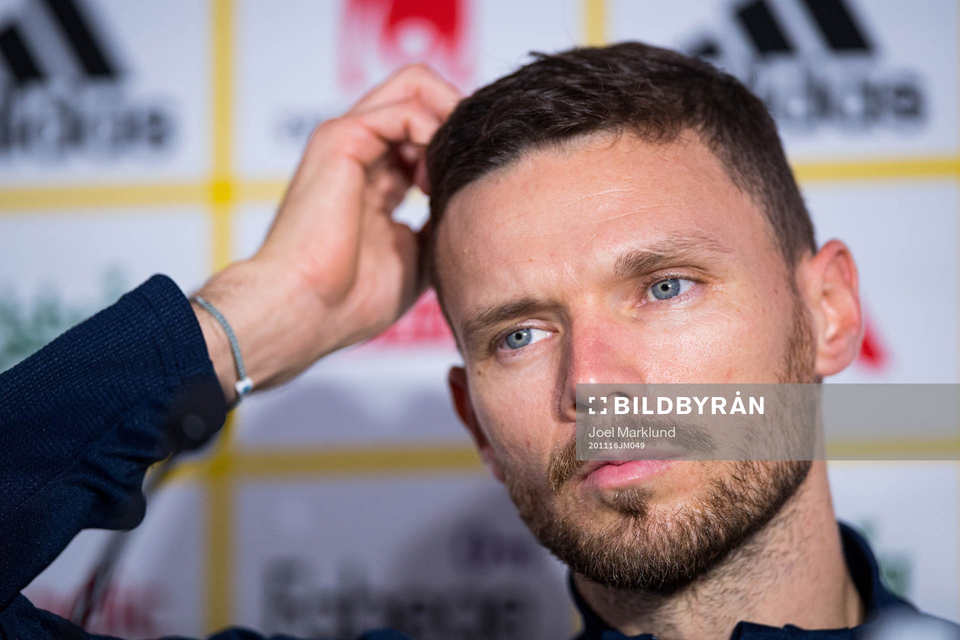 Marcus Berg of the Swedish national football team