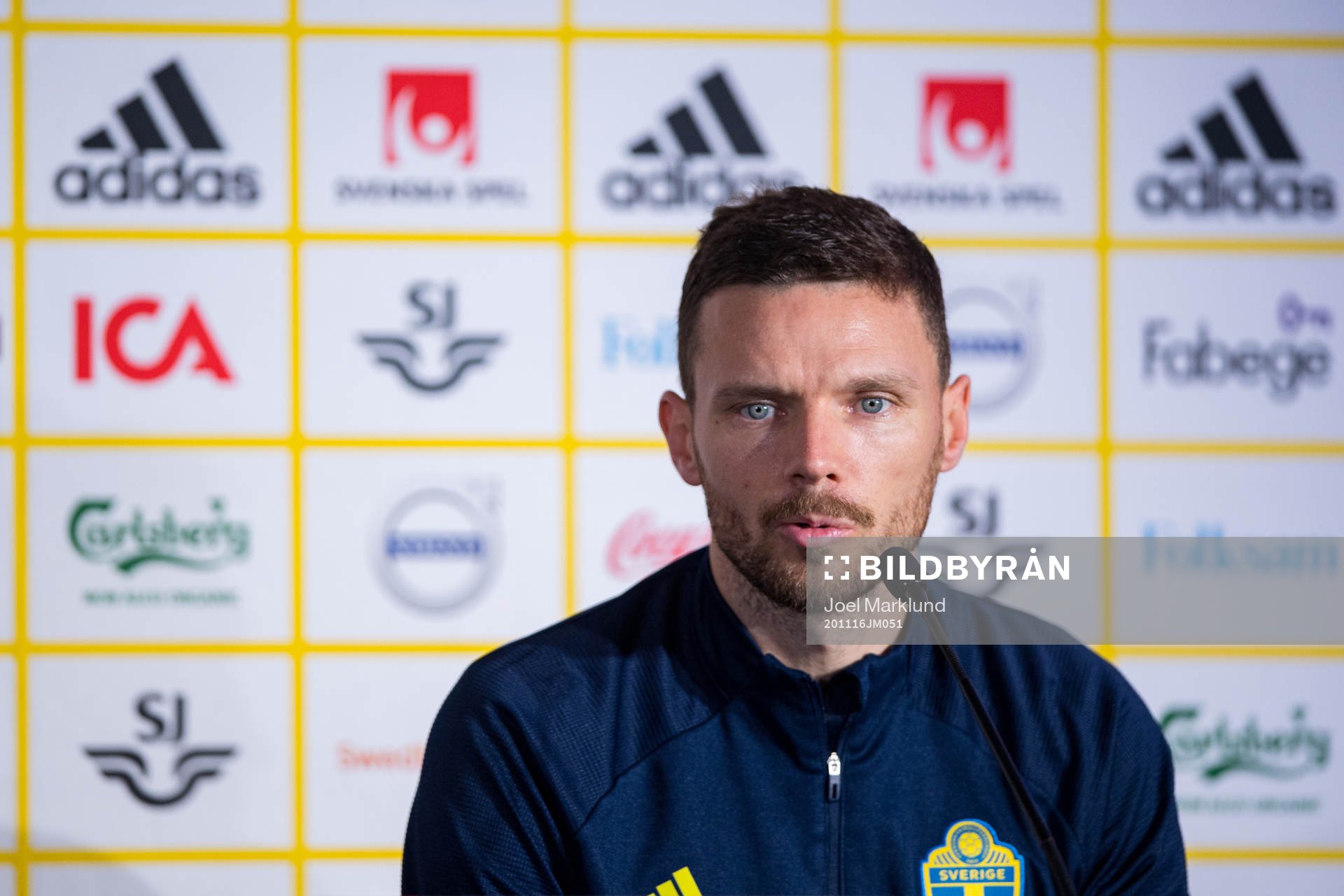 Marcus Berg of the Swedish national football team