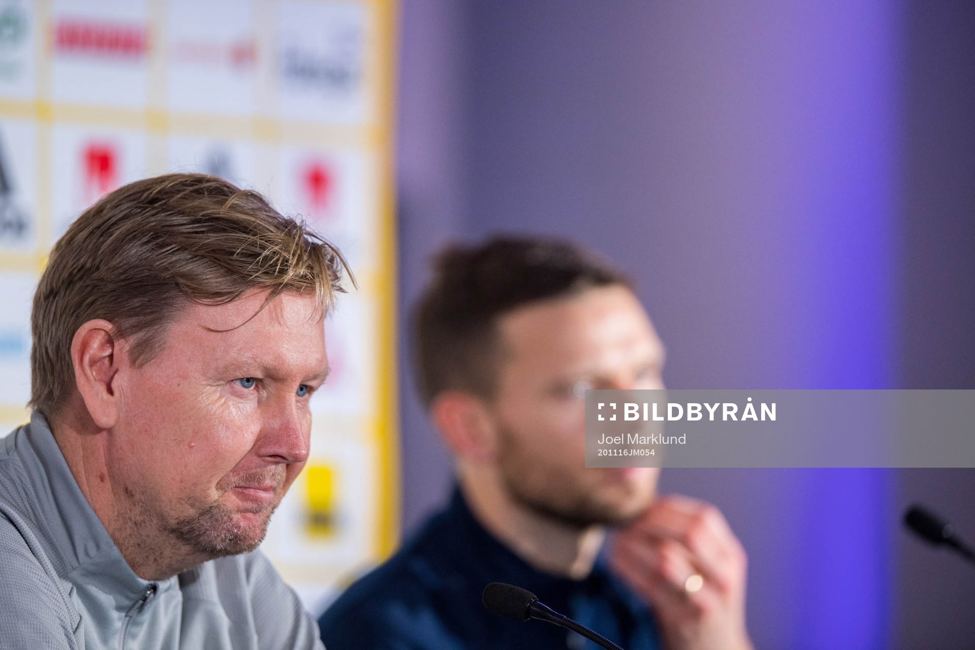 Peter Wettergren, assistant coach and Marcus Berg of the