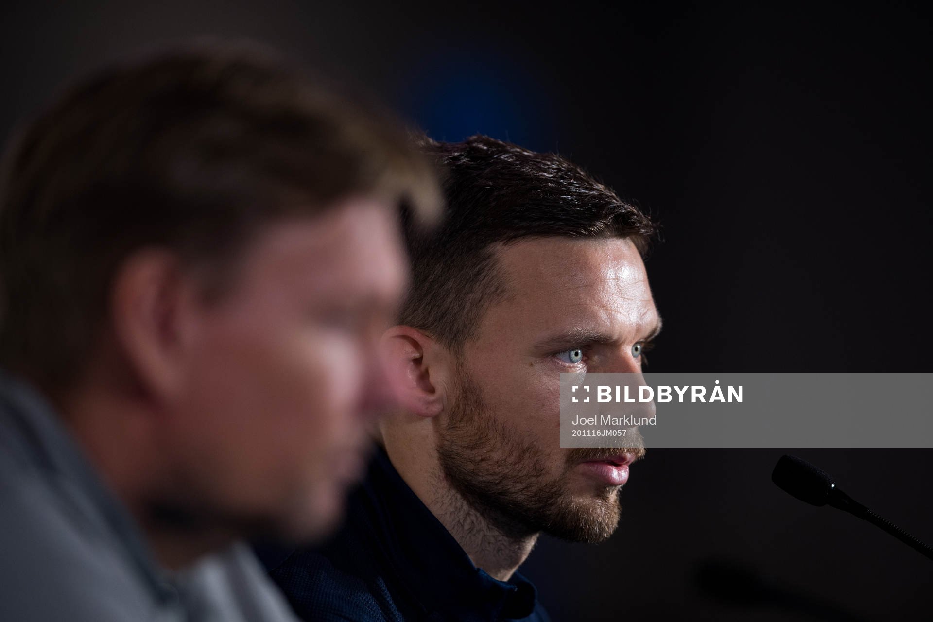 Peter Wettergren, assistant coach and Marcus Berg of the