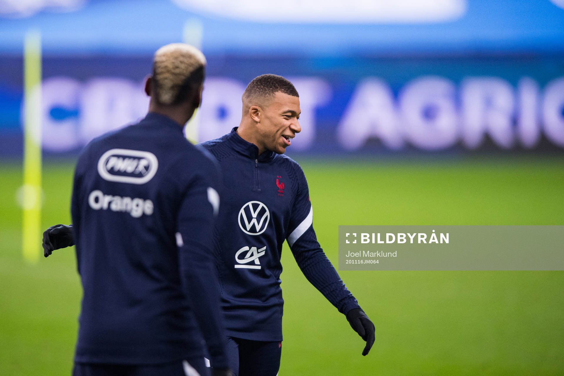 Kylian Mbappé of the French national football team