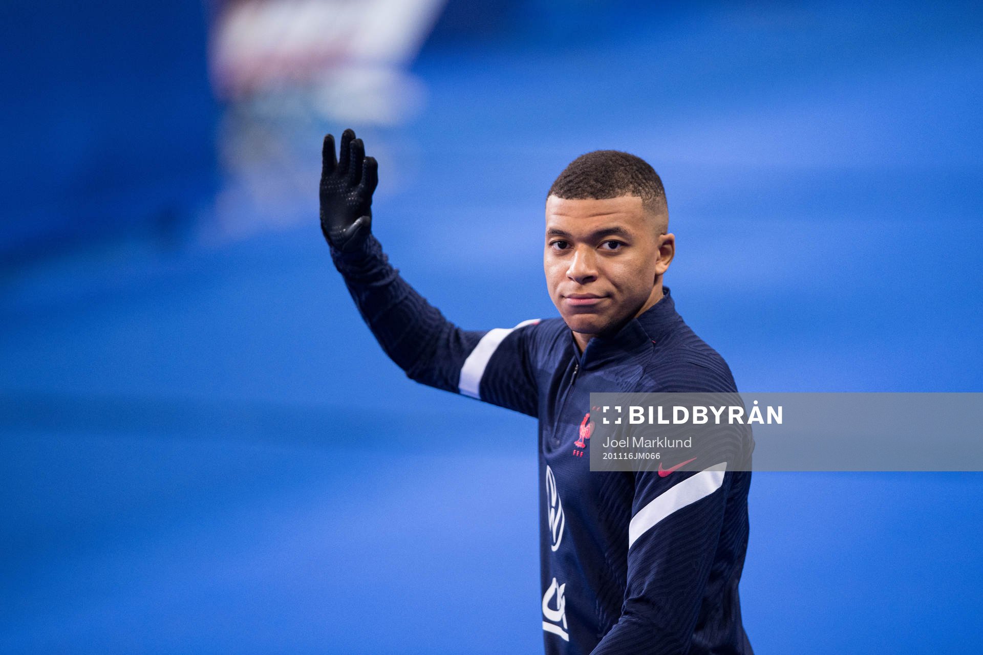 Kylian Mbappé of the French national football team