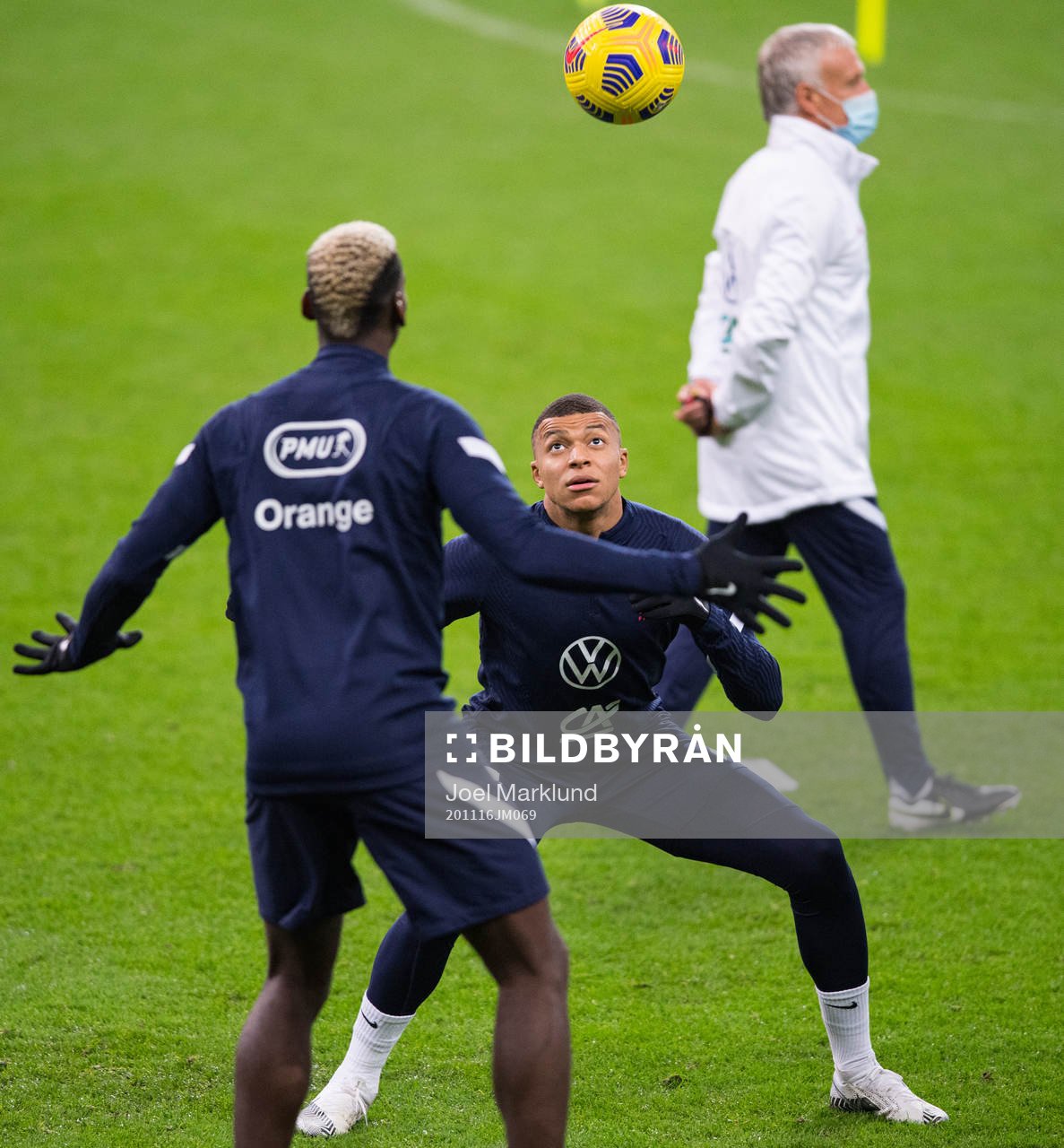 Kylian Mbappé of the French national football team
