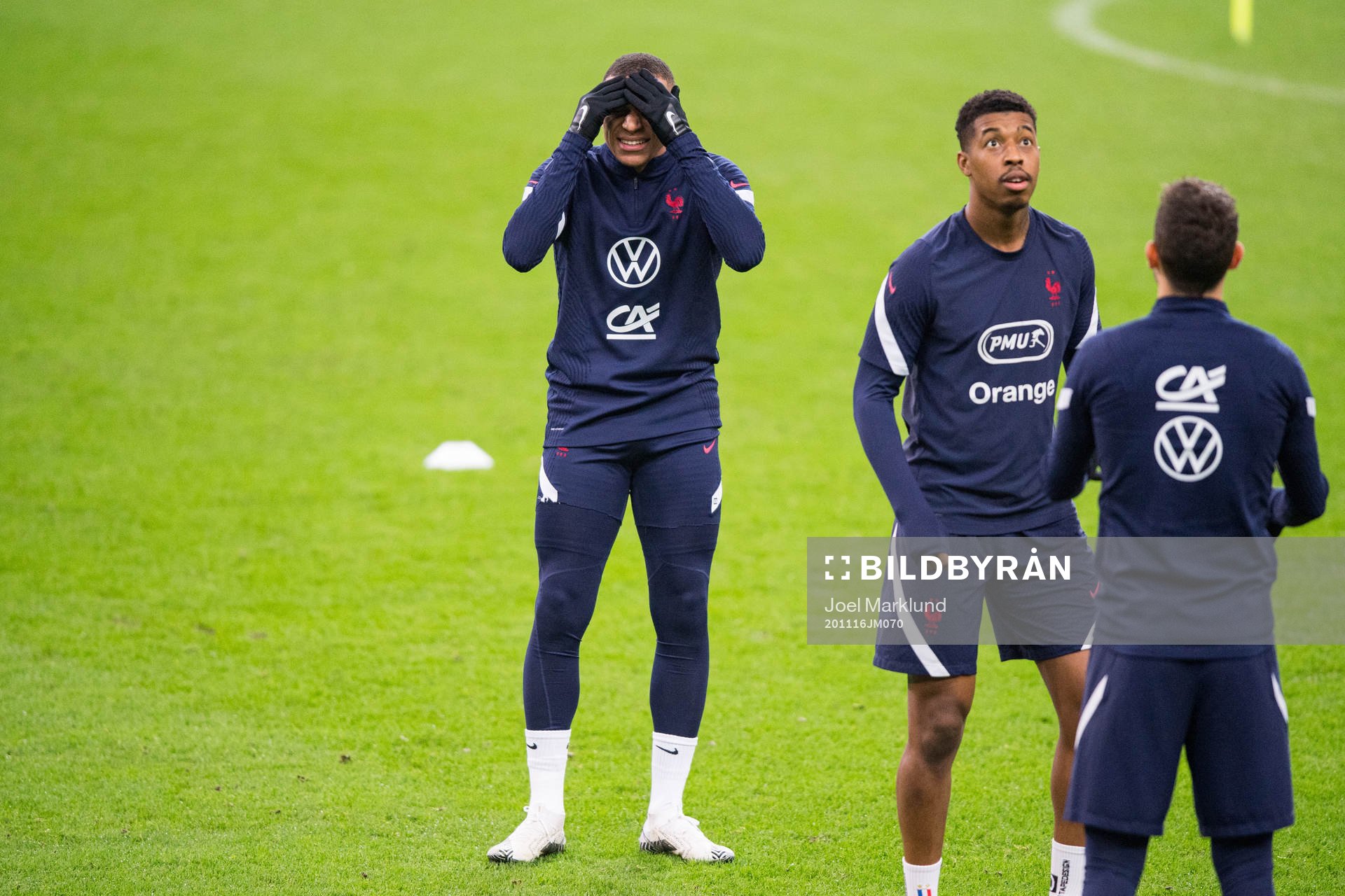 Kylian Mbappé of the French national football team