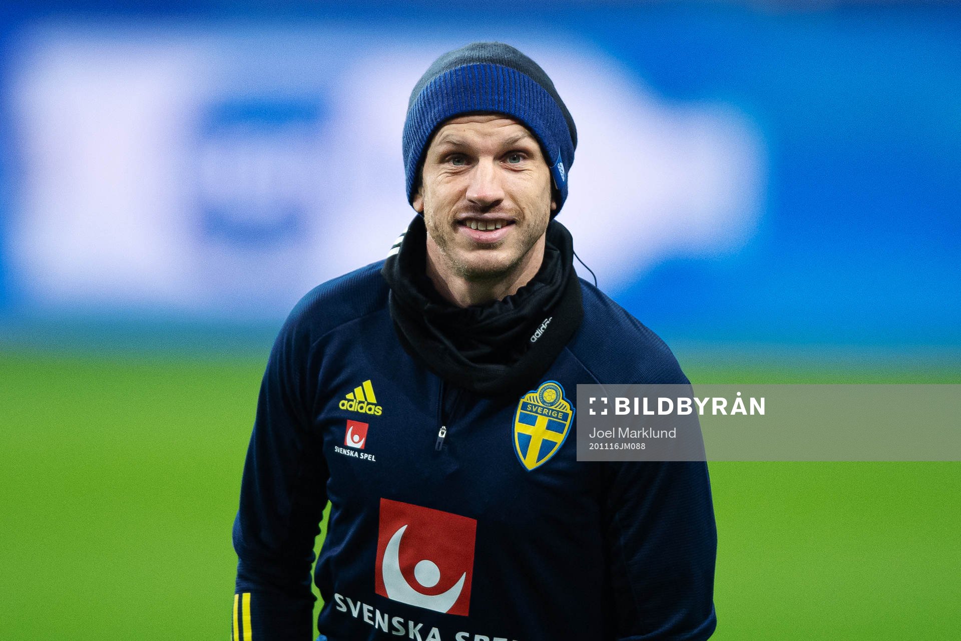 Gustav Svensson of the Swedish national football team
