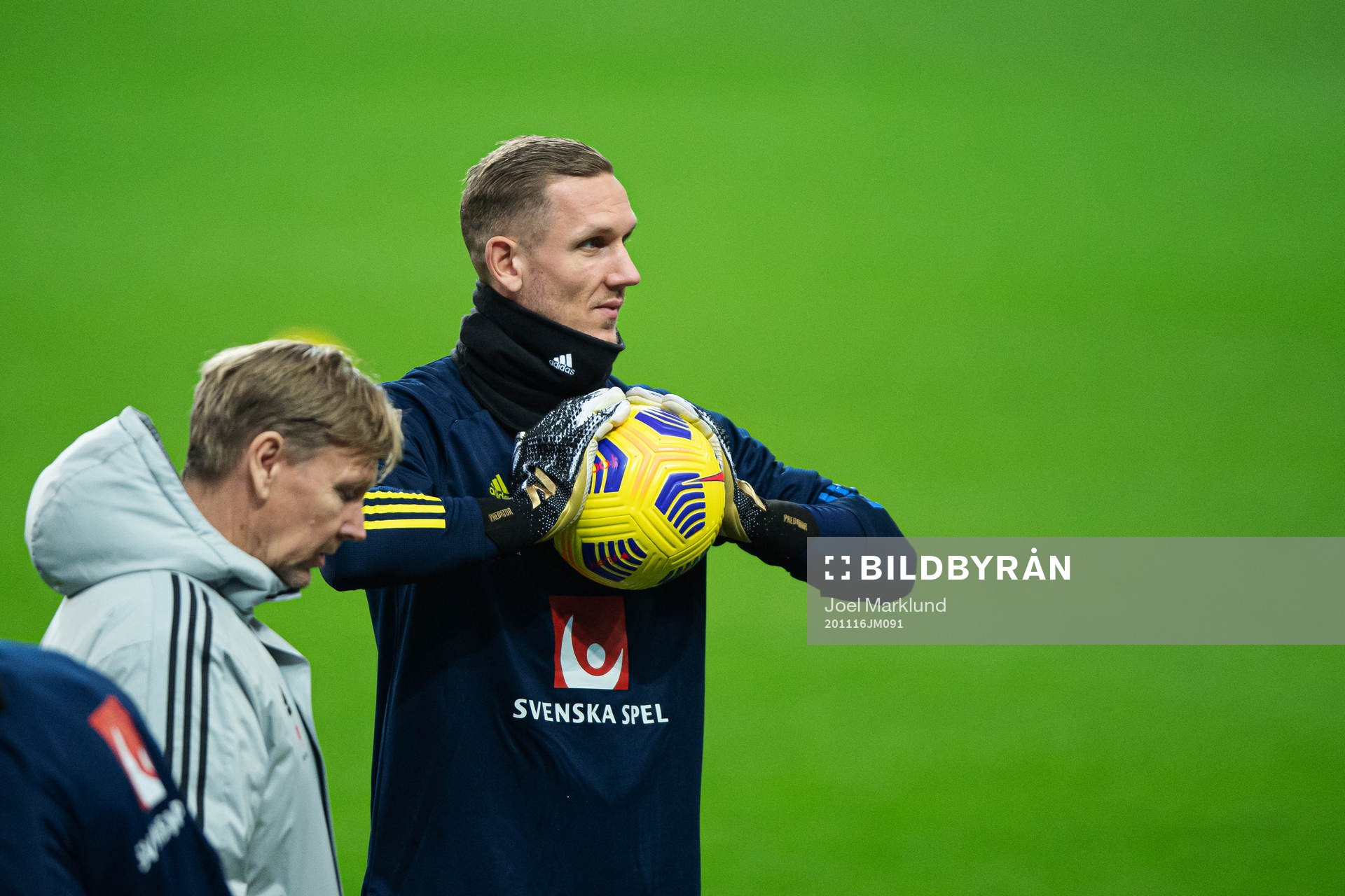 Robin Olsen of the Swedish national football team