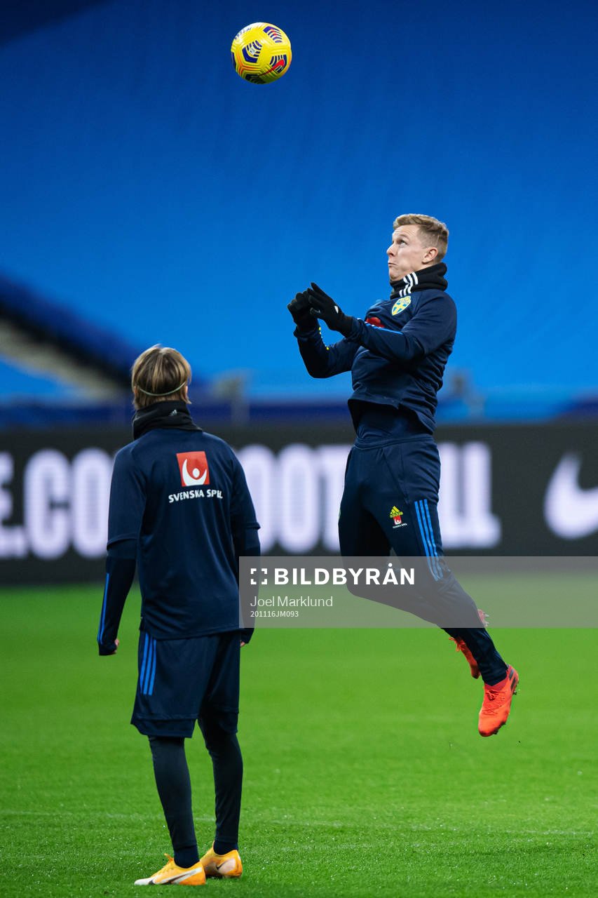 Emil Krafth of the Swedish national football team