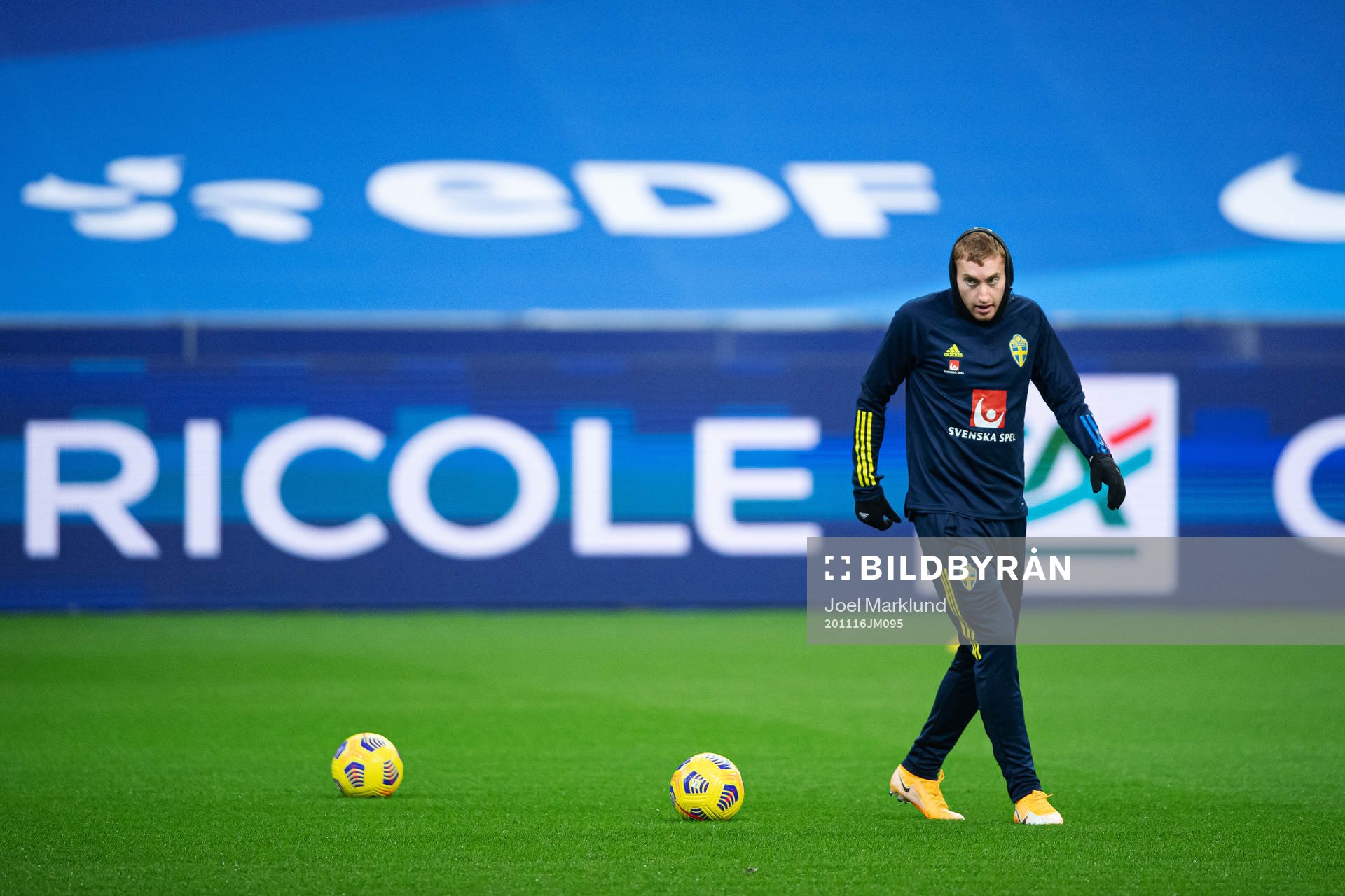 Dejan Kulusevski of the Swedish national football team