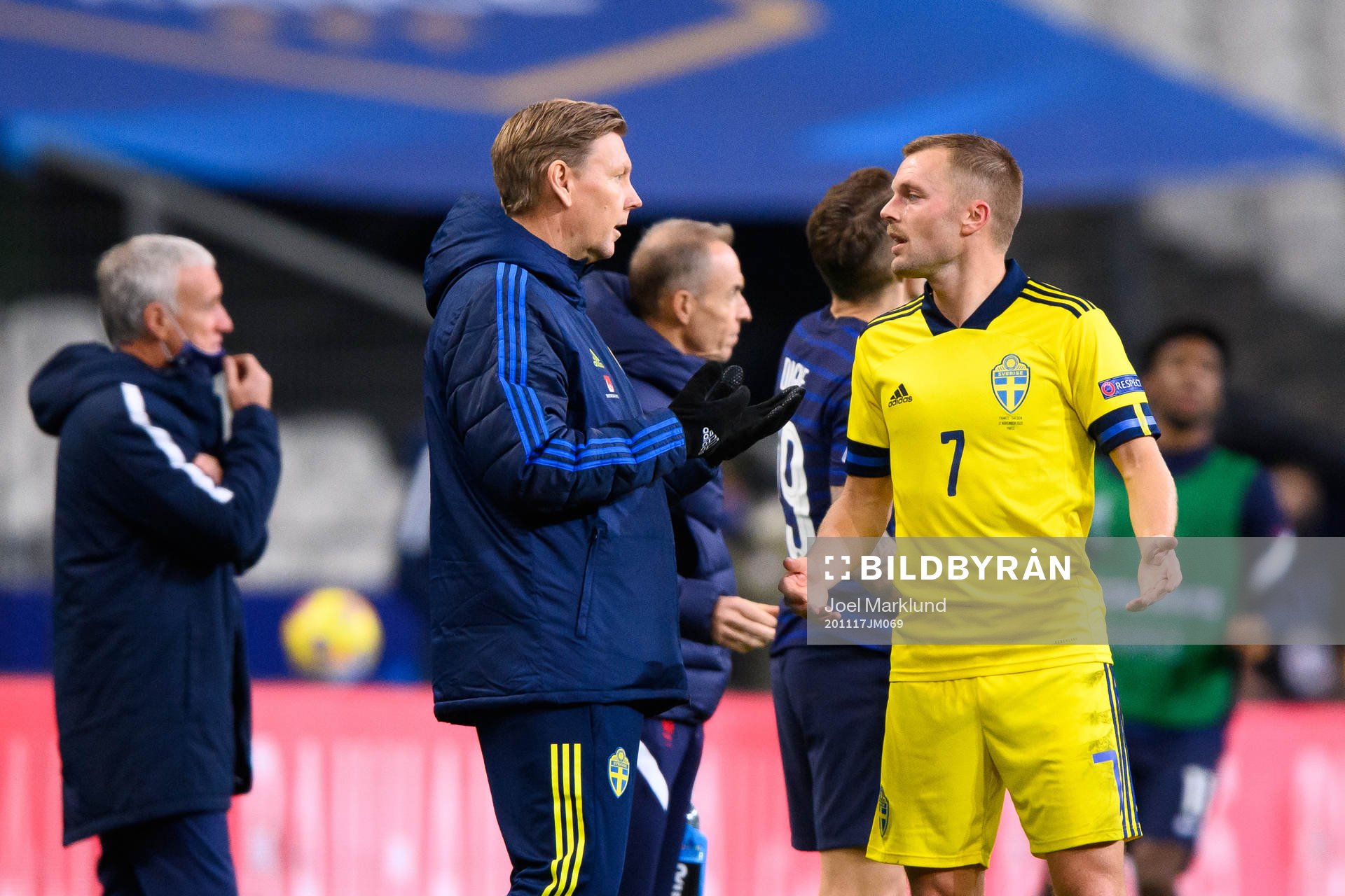 Peter Wettergren, head coach and Sebastian Larsson of Sweden