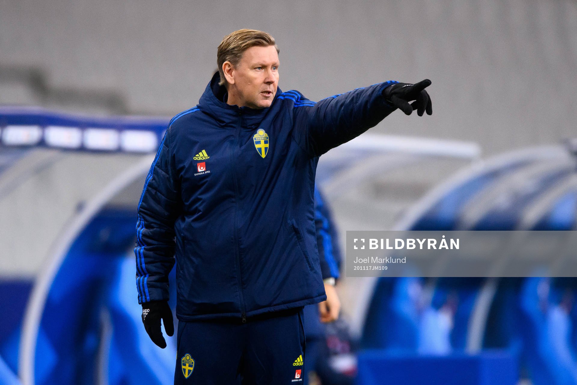 Peter Wettergren, head coach of Sweden