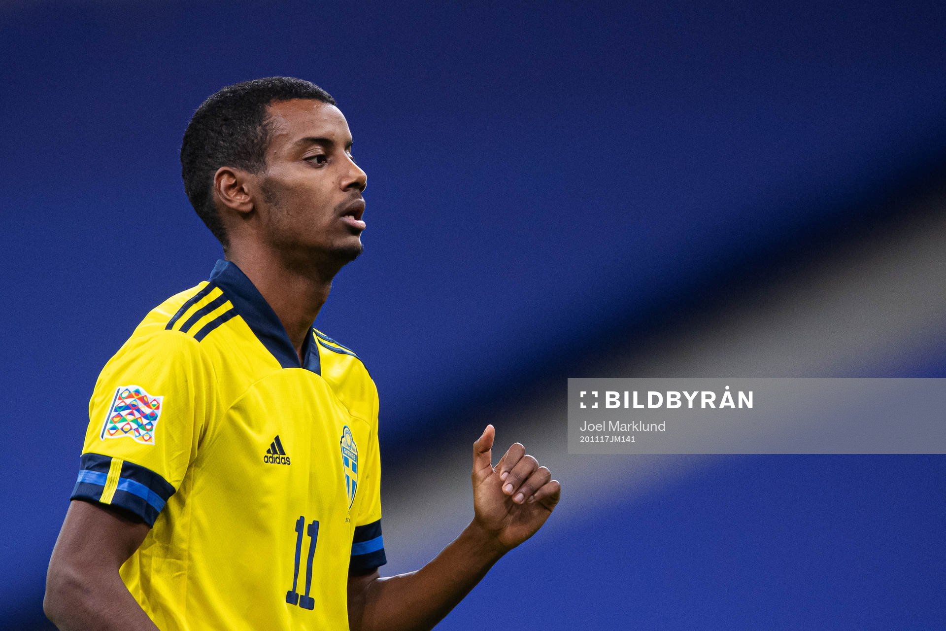 Alexander Isak of Sweden