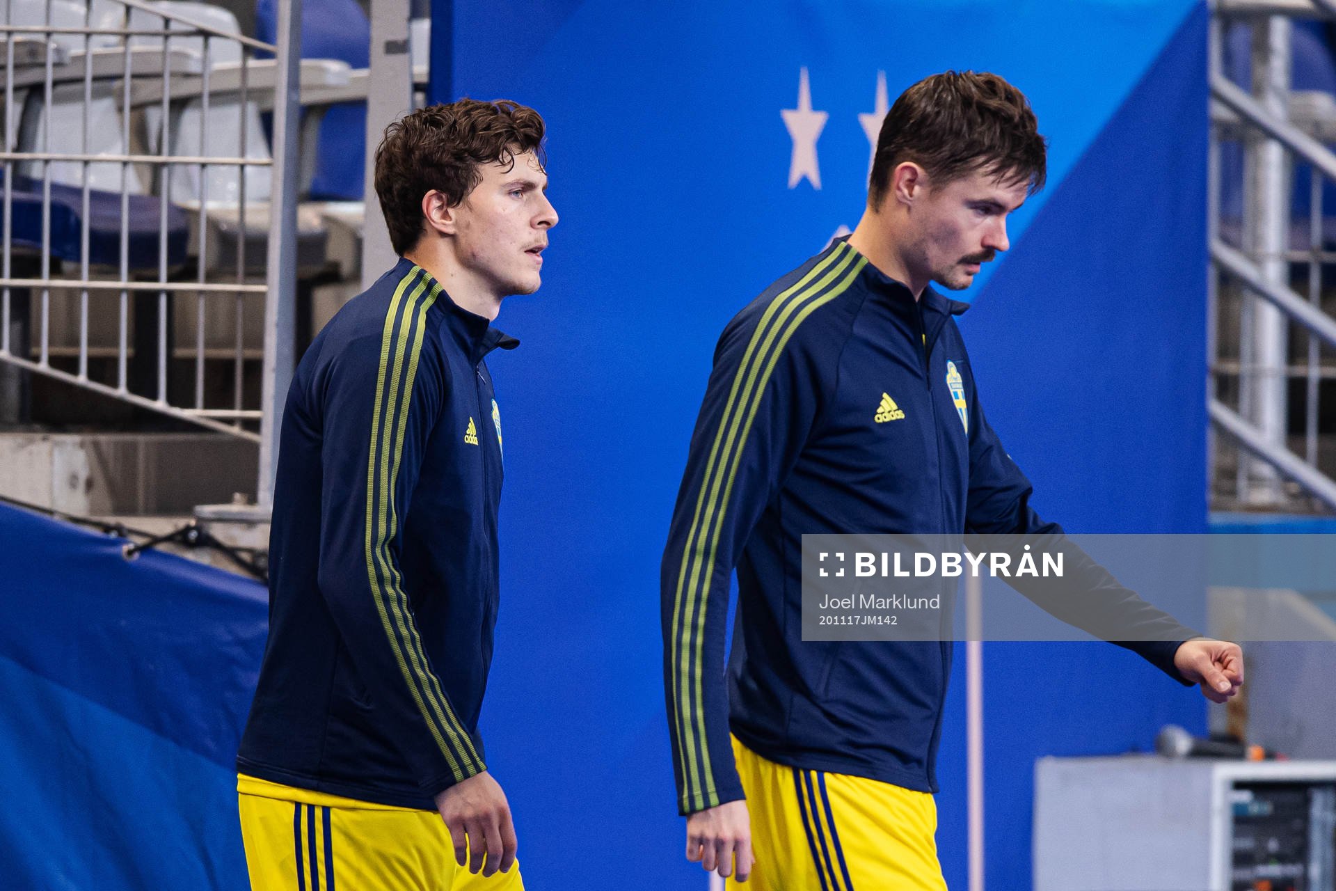Victor Nilsson Lindelöf and Mikael Lustig of Sweden