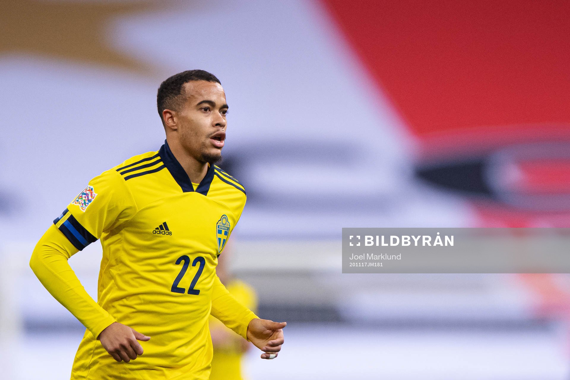 Robin Quaison of Sweden