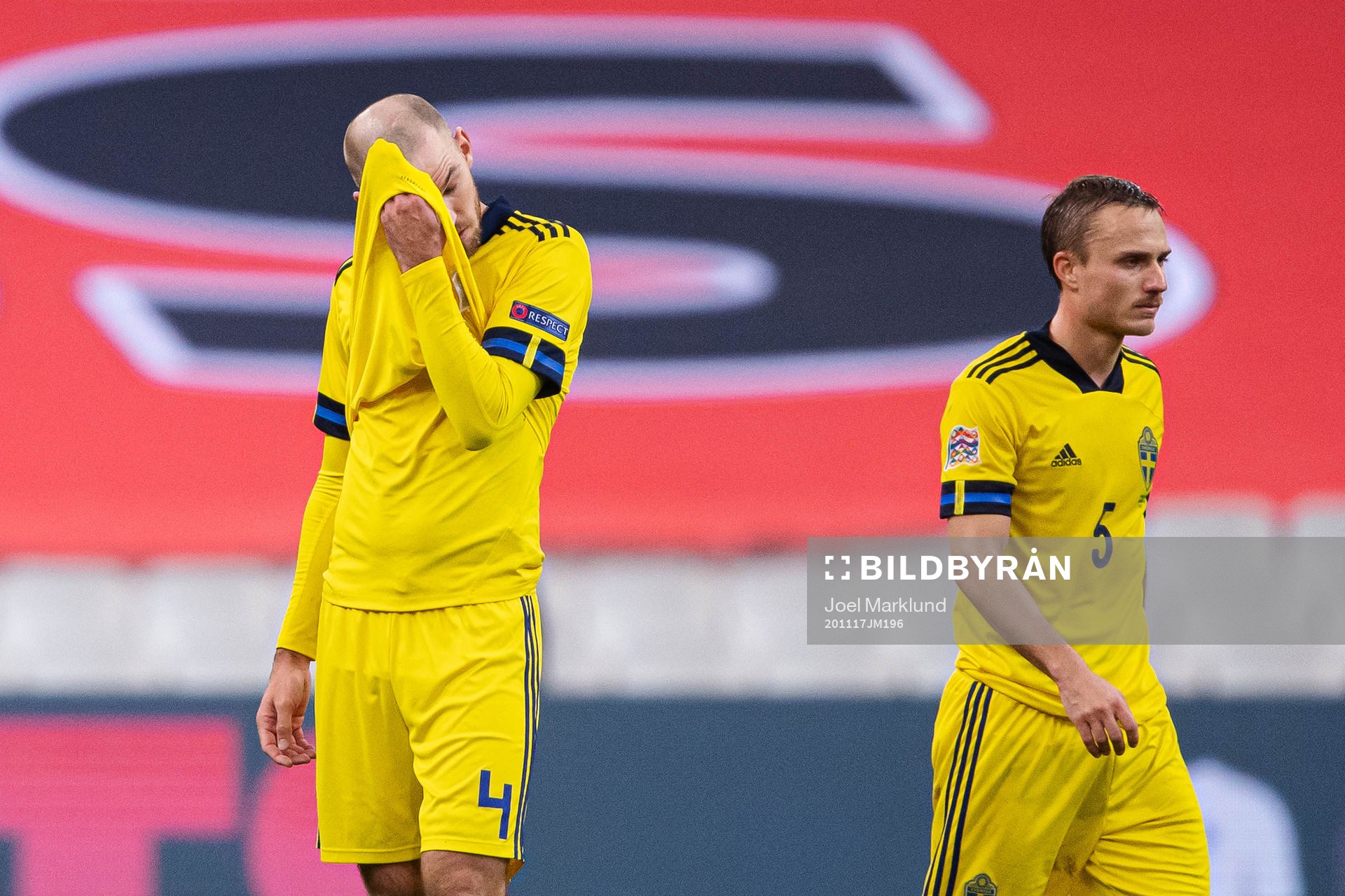Marcus Danielson and Pierre Bengtsson of Sweden looks
