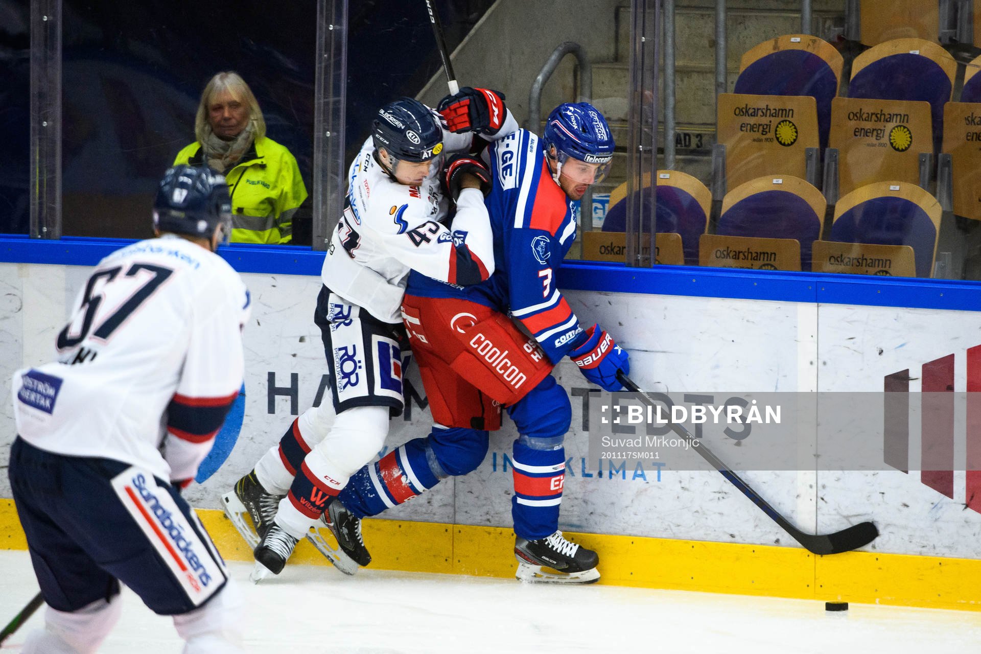 Oskarshamns Pontus Näsén och Linköpings Simon Lundmark