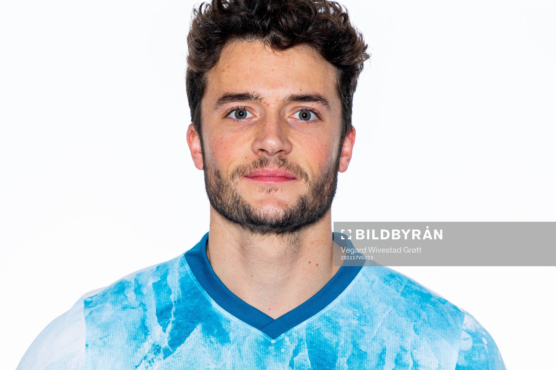 Daniel Granli of the Norwegian national football team poses for a portrait on November 17, 2020 in Gardermoen.