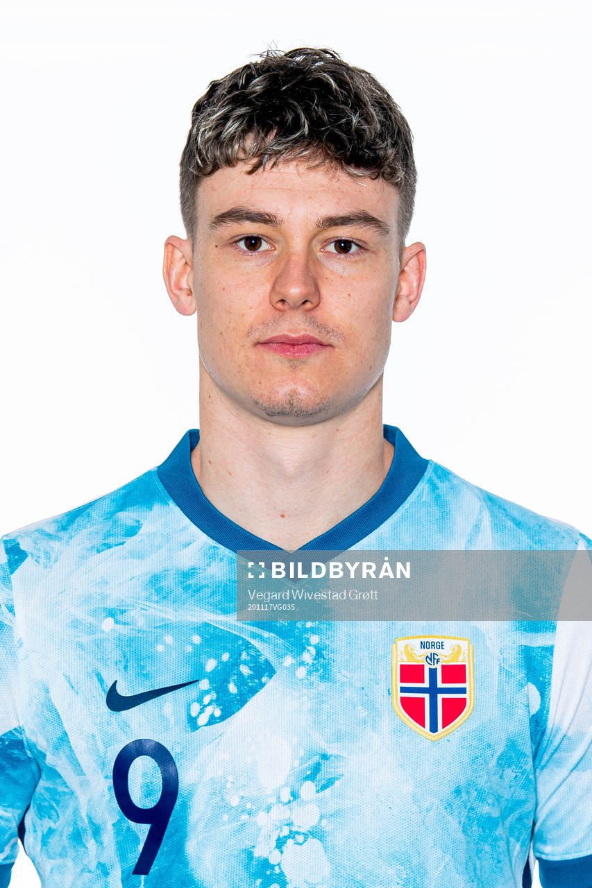Jørgen Strand Larsen of the Norwegian national football