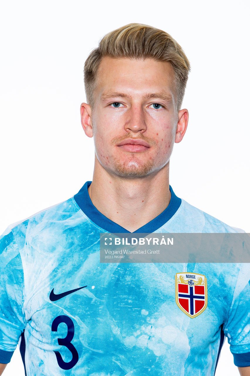 Andreas Hanche-Olsen of the Norwegian national football