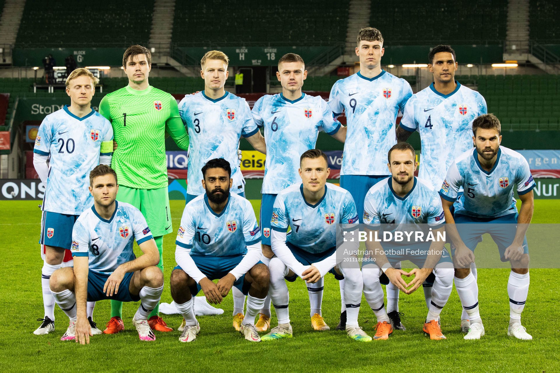 In this handout photo from the Austrian Football