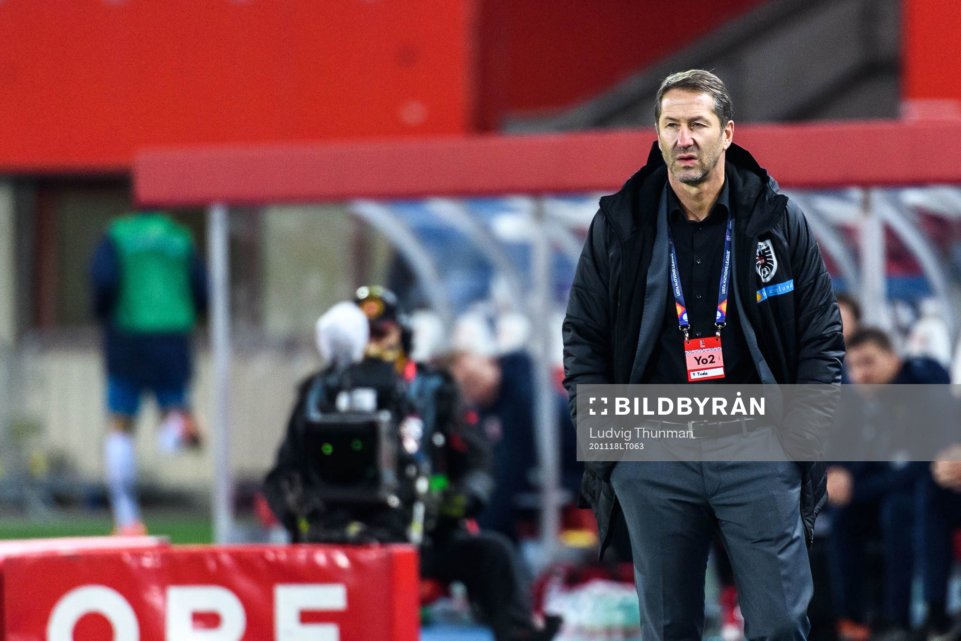 Head coach Franco Foda of Austria