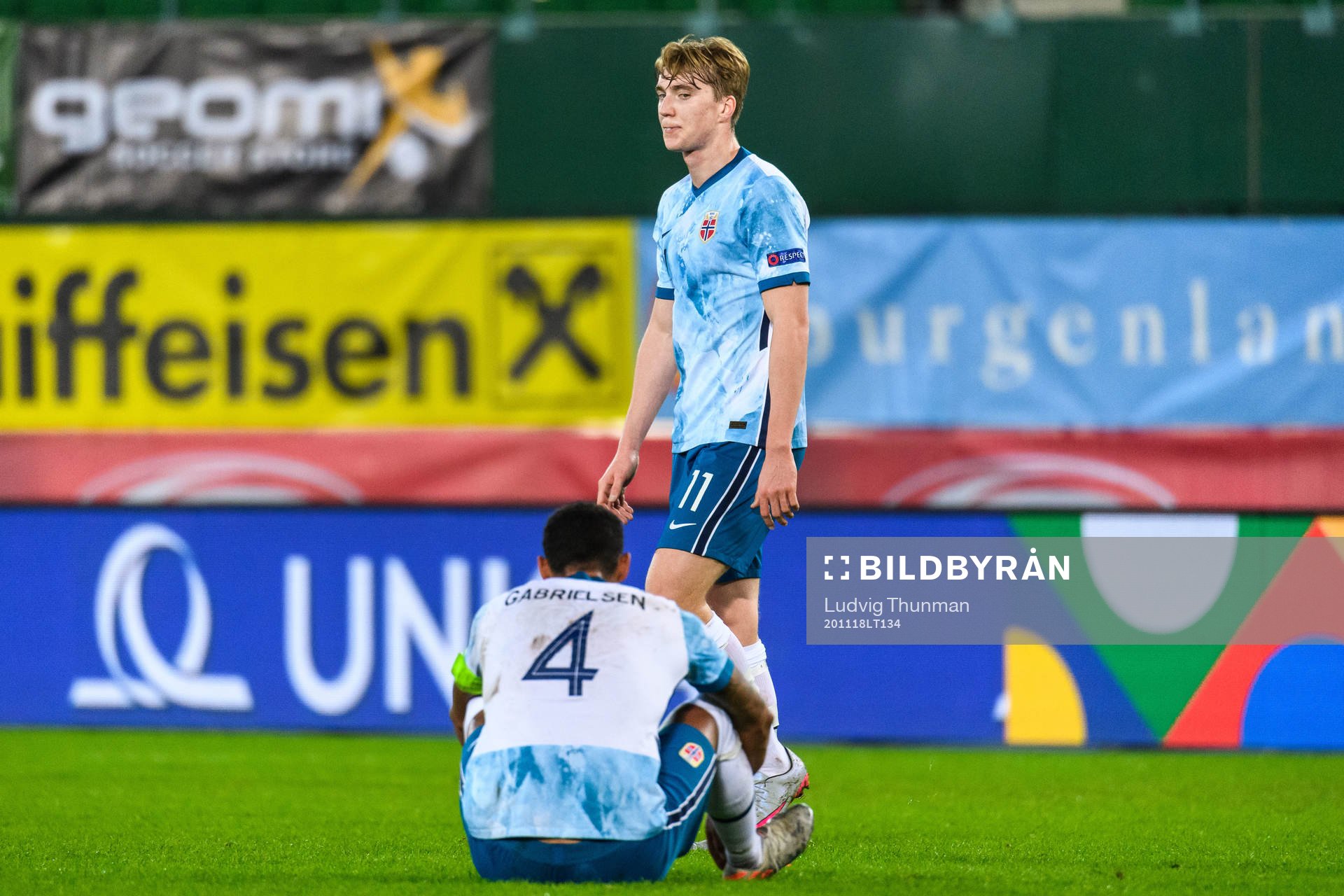 Kristian Thorstvedt and Ruben Gabrielsen of Norway look