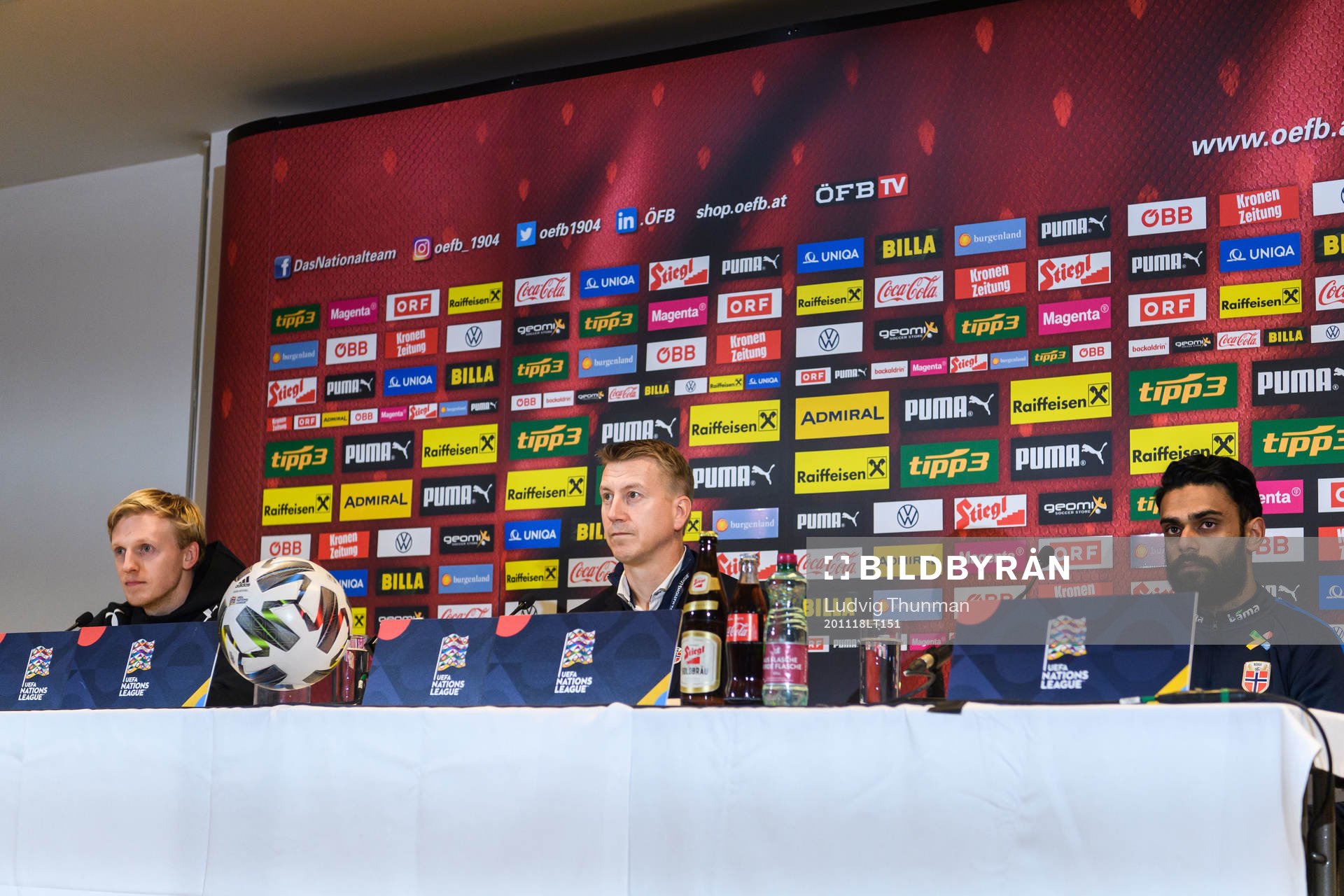 Mats Møller Dæhli, Leif Gunnar Smerud, head coach, and