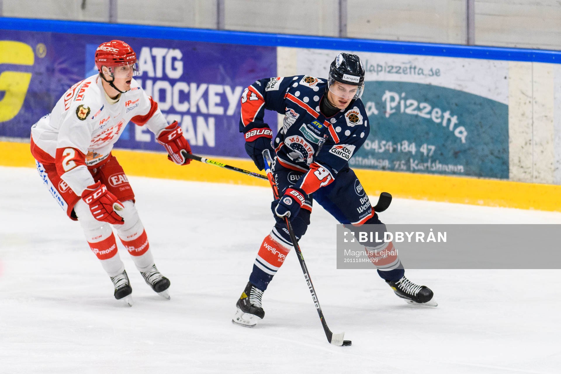 Mörrums Jesper Hultberg och Trojas Linus Andersson
