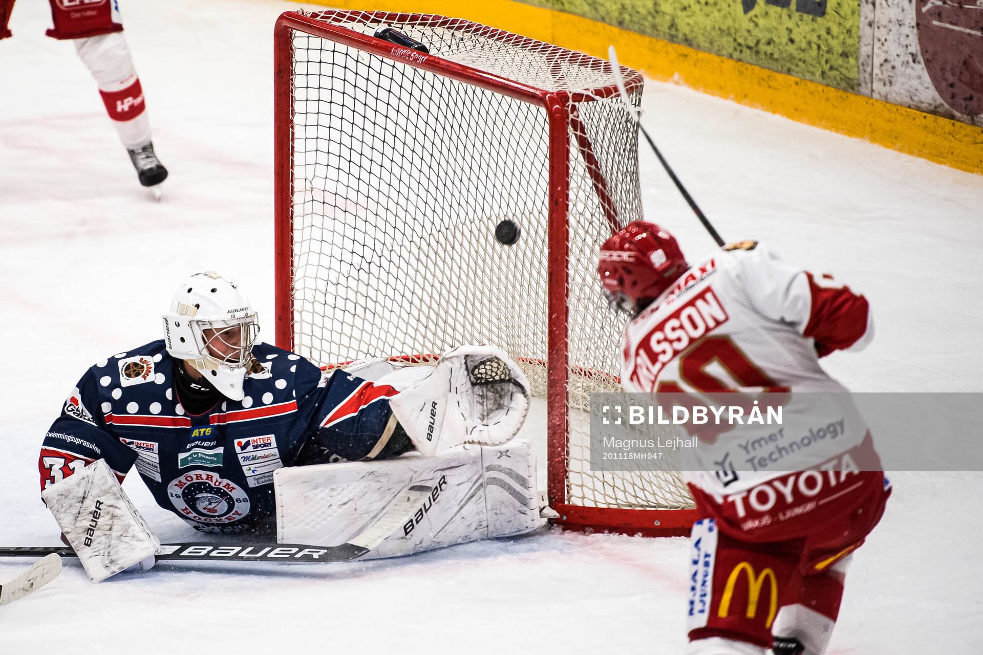 Trojas Kevin Karlsson gjorde 3-4