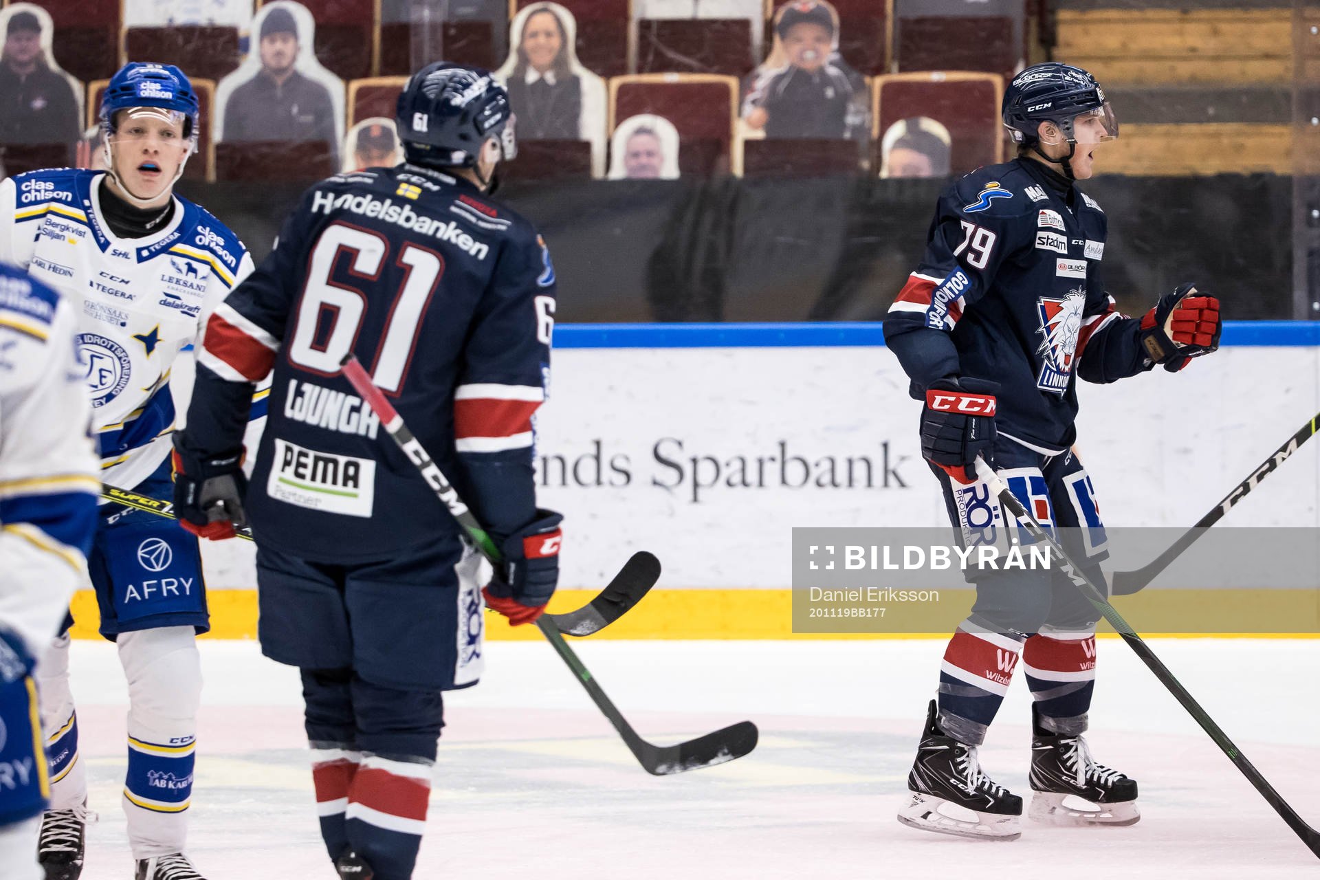 Linköpings Patrik Lundh jublar