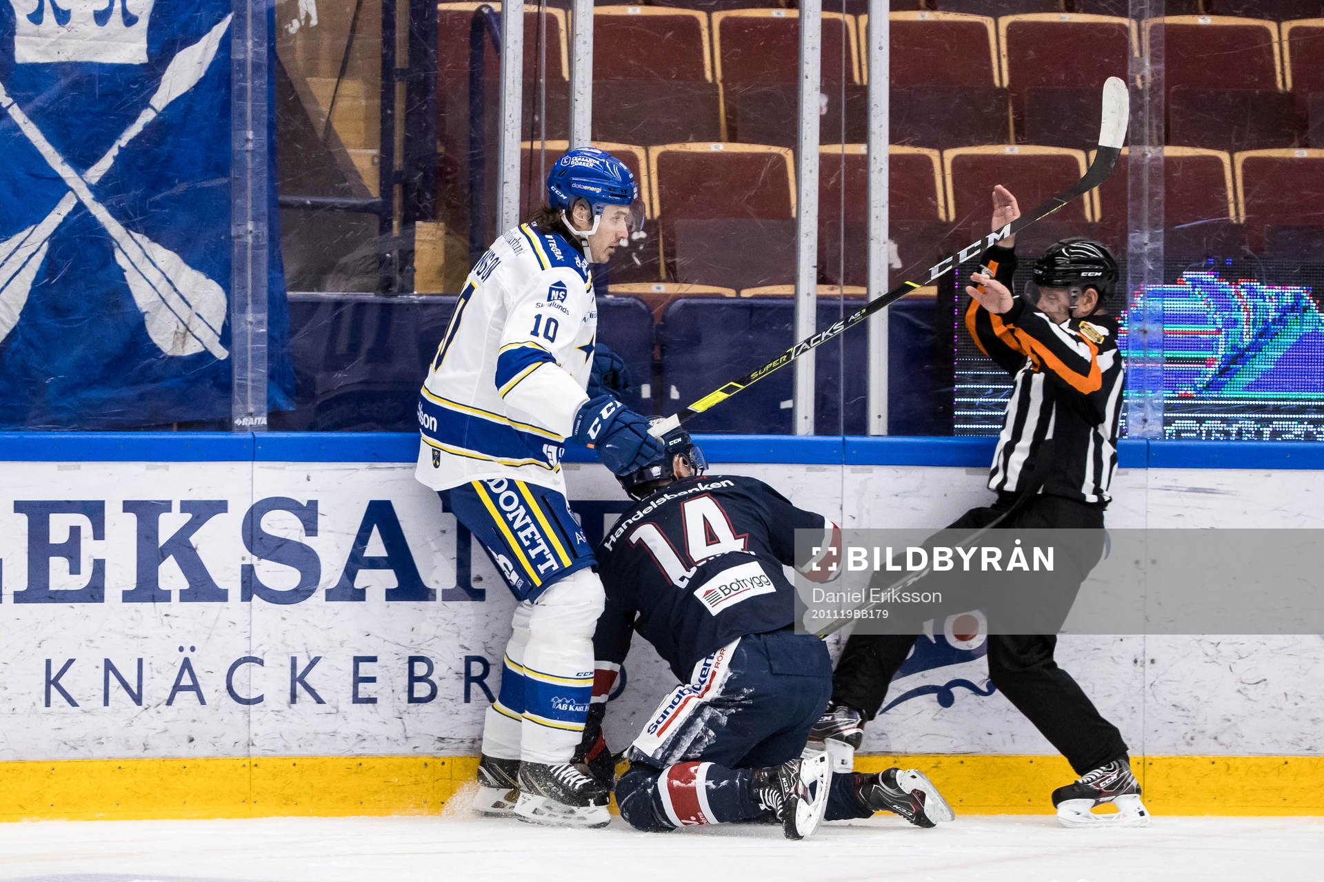 Leksands Johan Fransson och Linköpings Arvid Costmar och