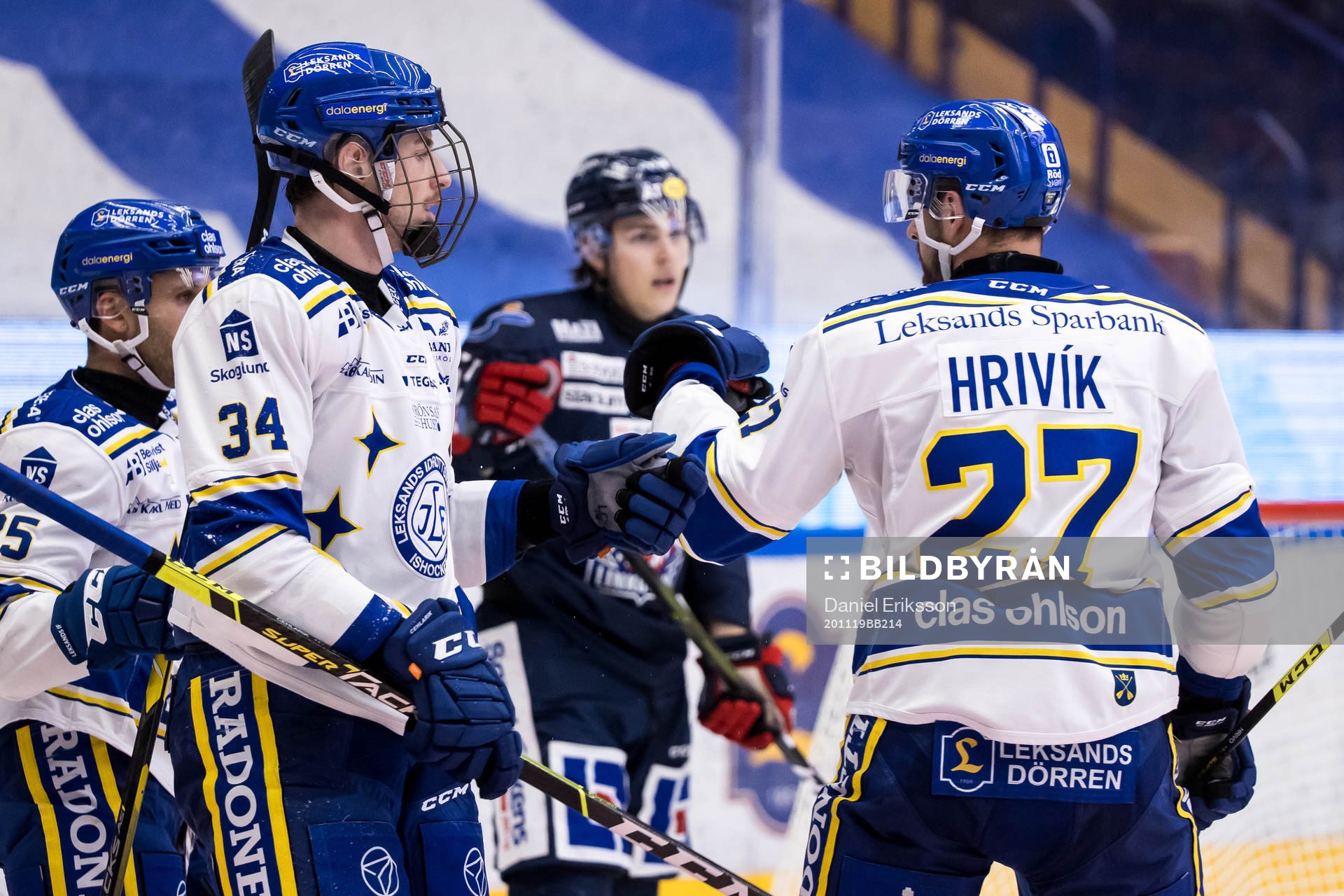 Leksands Marek Hrivík jubel