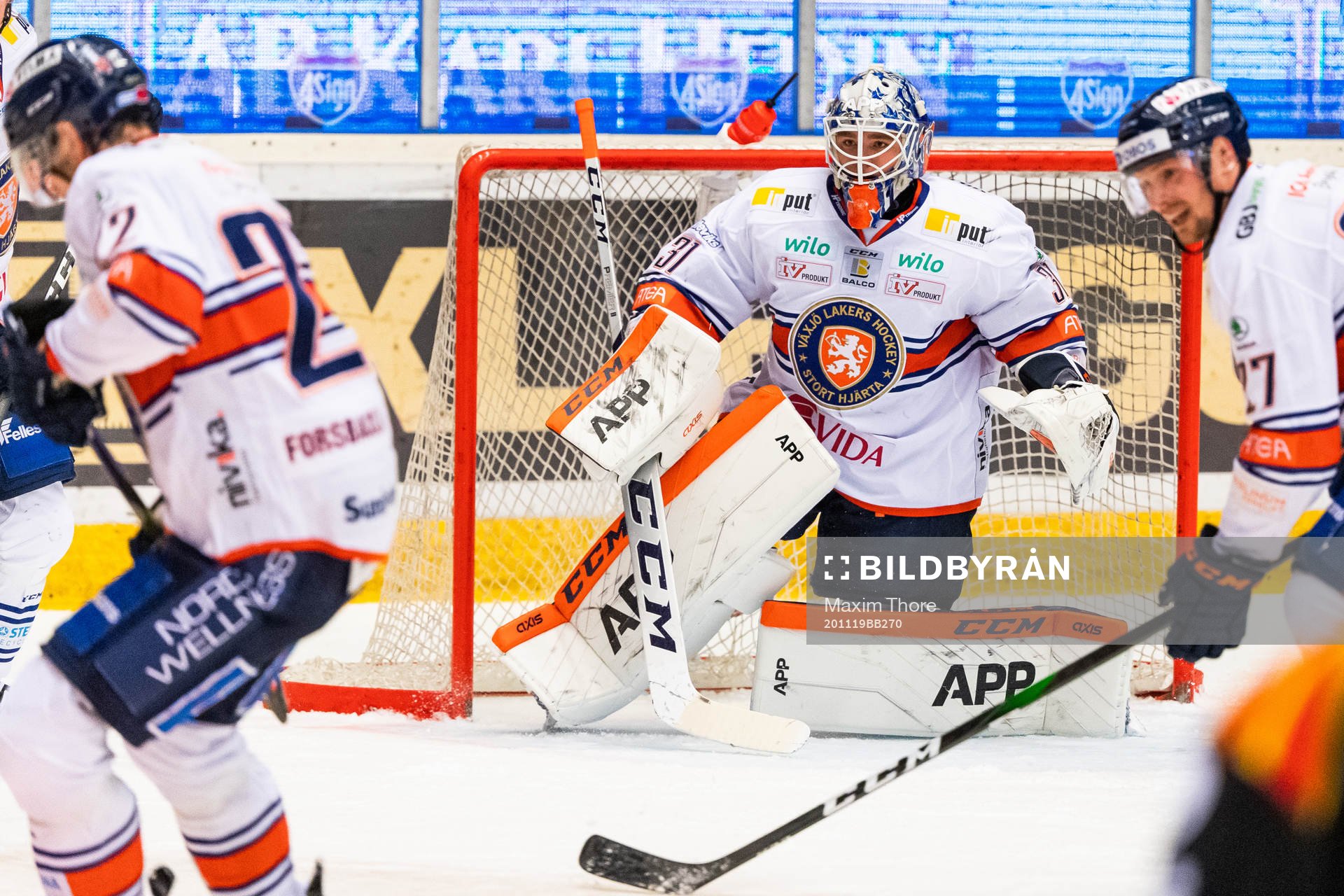 Växjös målvakt Erik Källgren