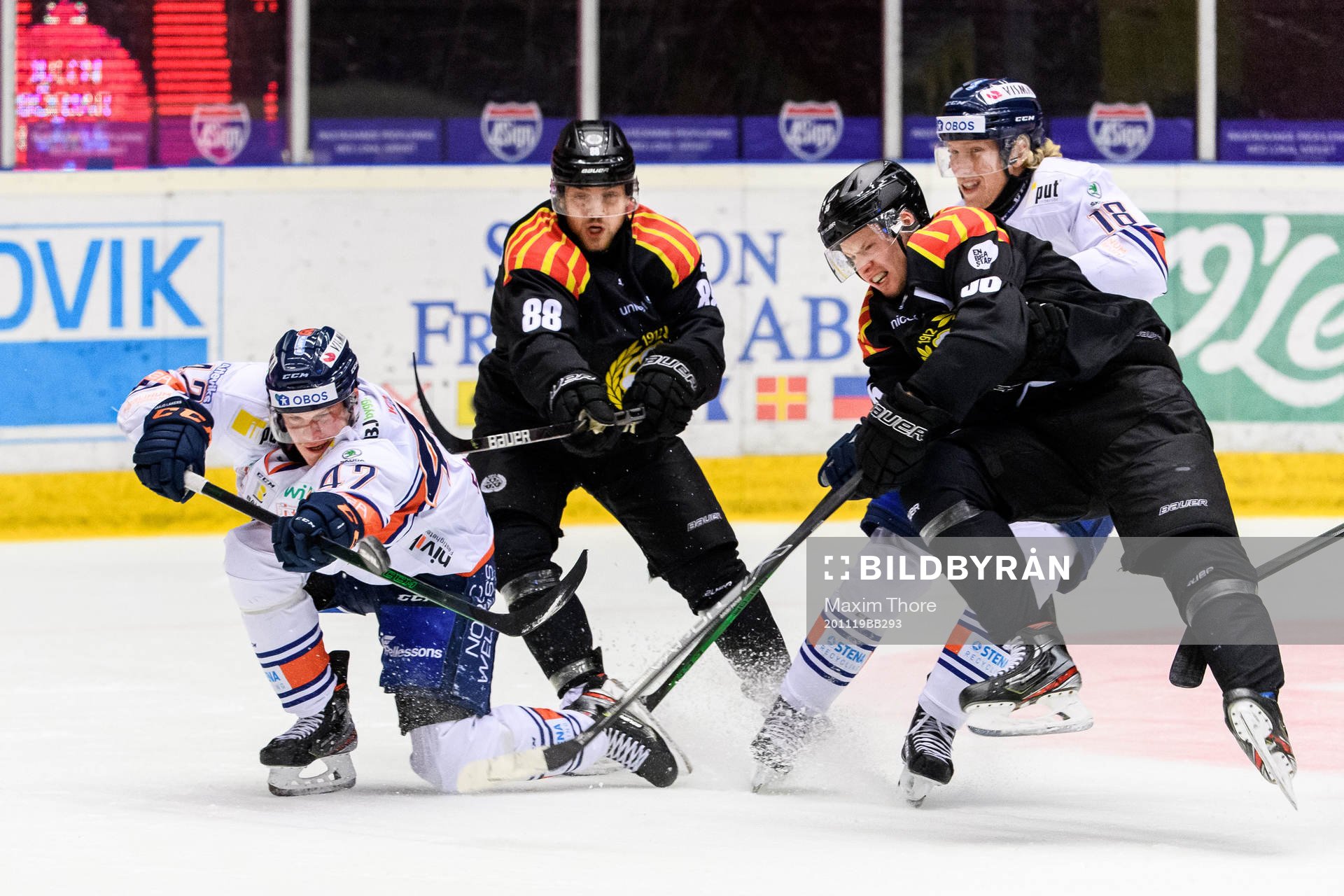 Växjös Teemu Eronen och Brynäs Linus Ölund