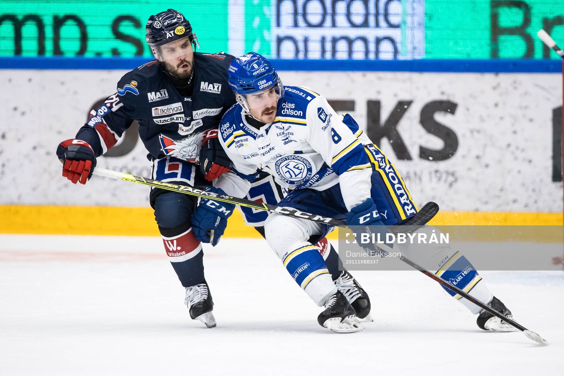 Linköpings Jimmy Andersson och Leksands Matt Caito