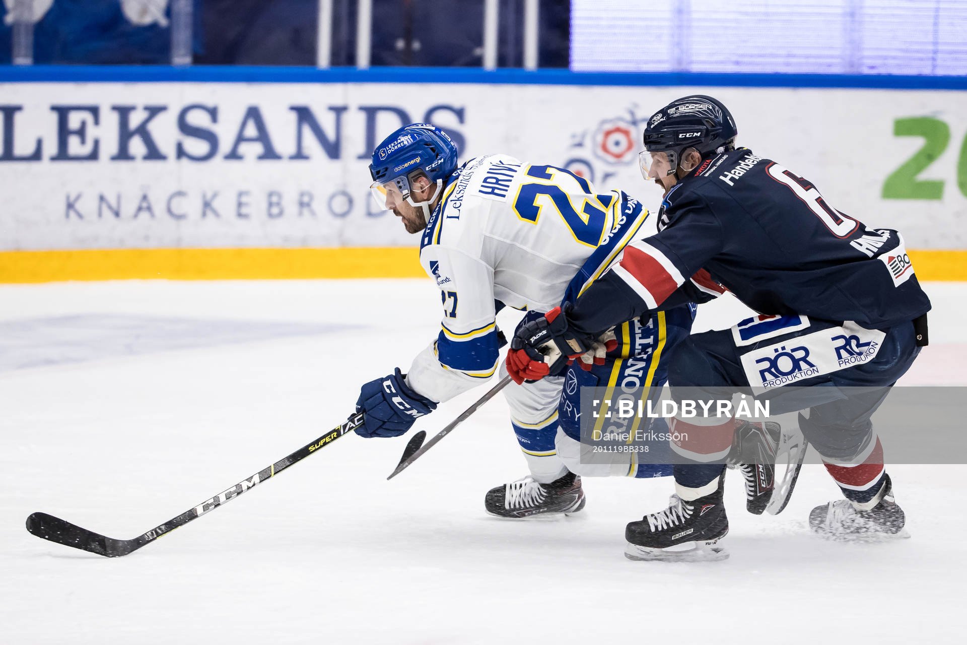 Leksands Marek Hrivík och Linköpings Jonas Holös