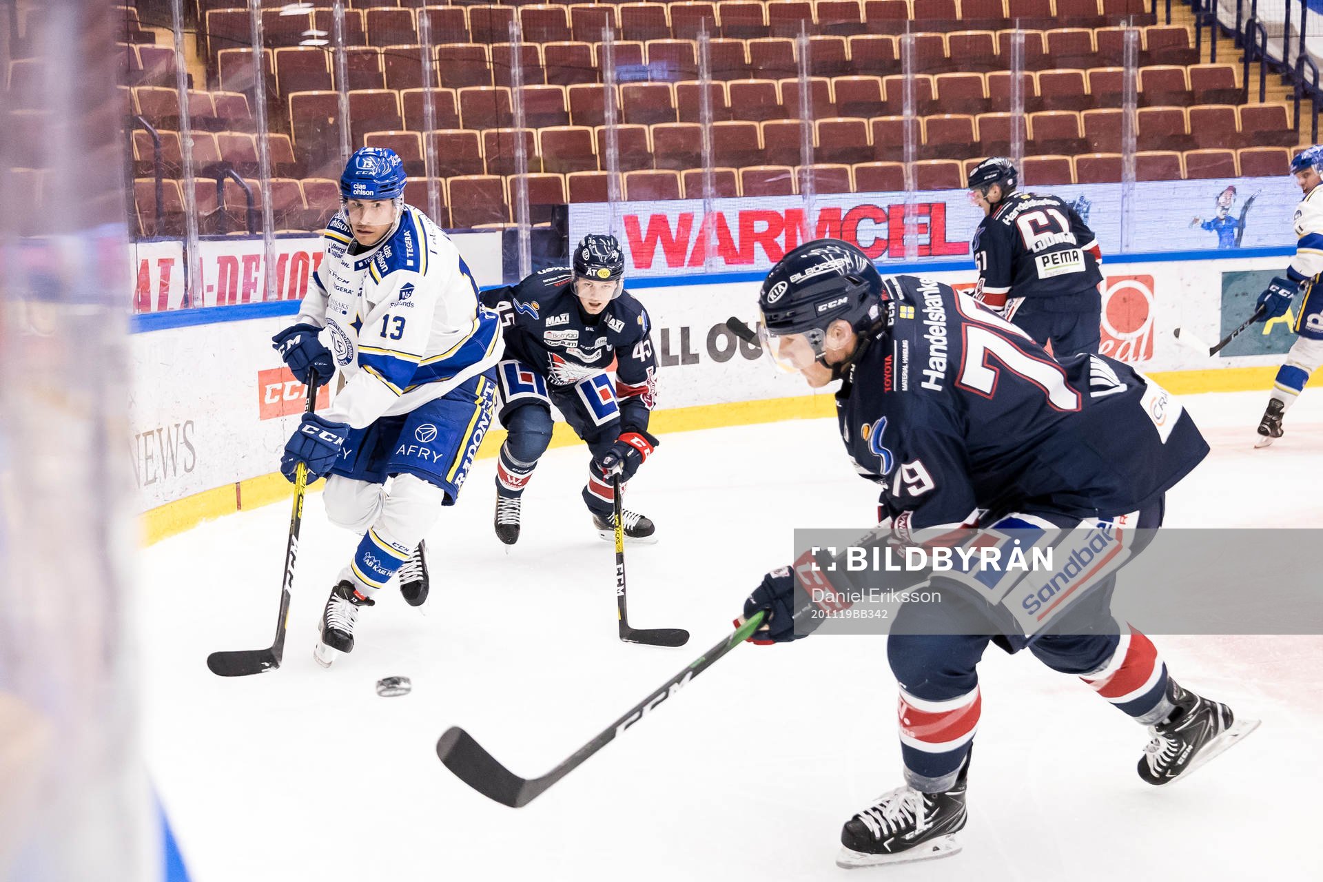 Leksands Jon Knuts och Linköpings Patrik Lundh och
