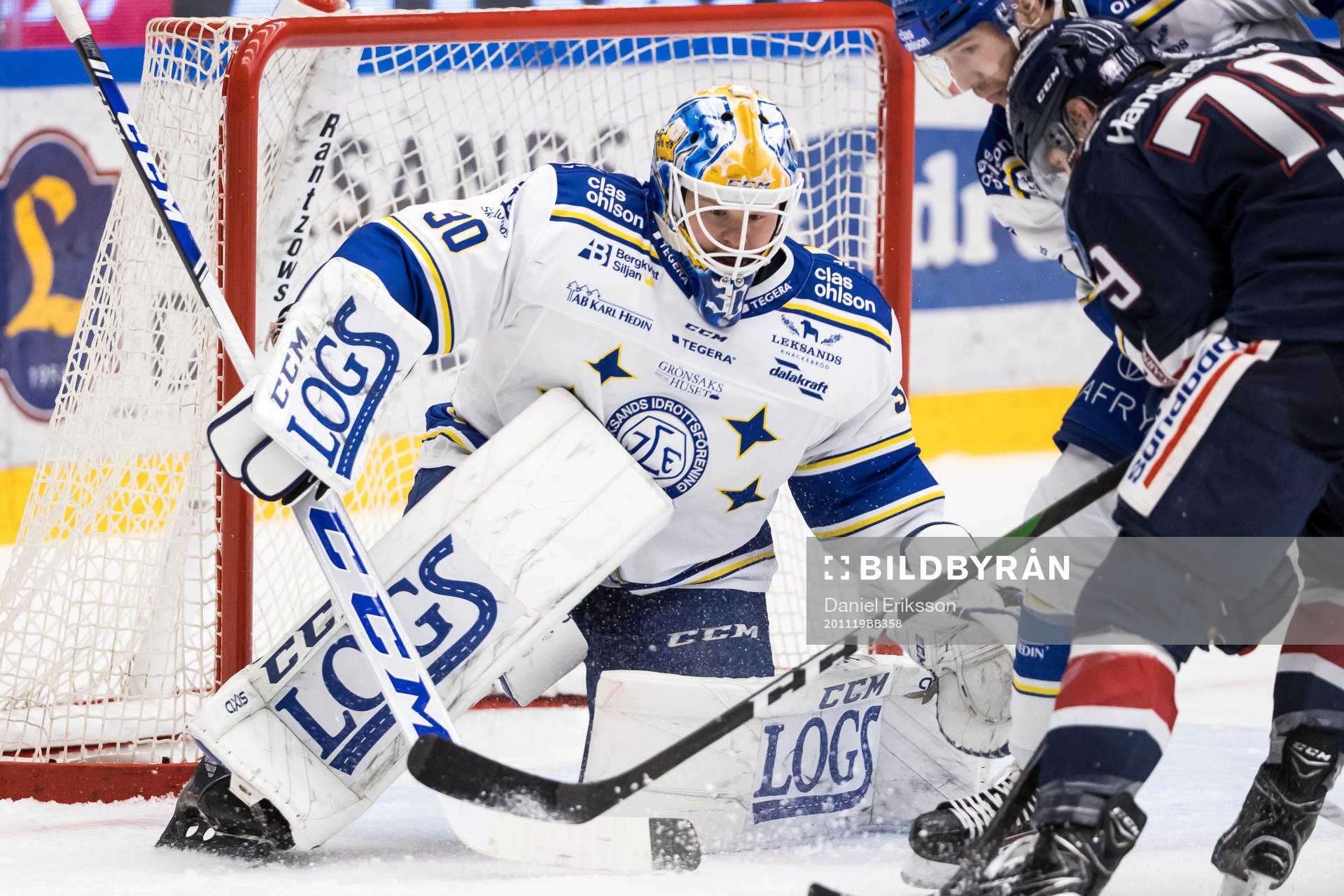 Leksands målvakt Janne Juvonen