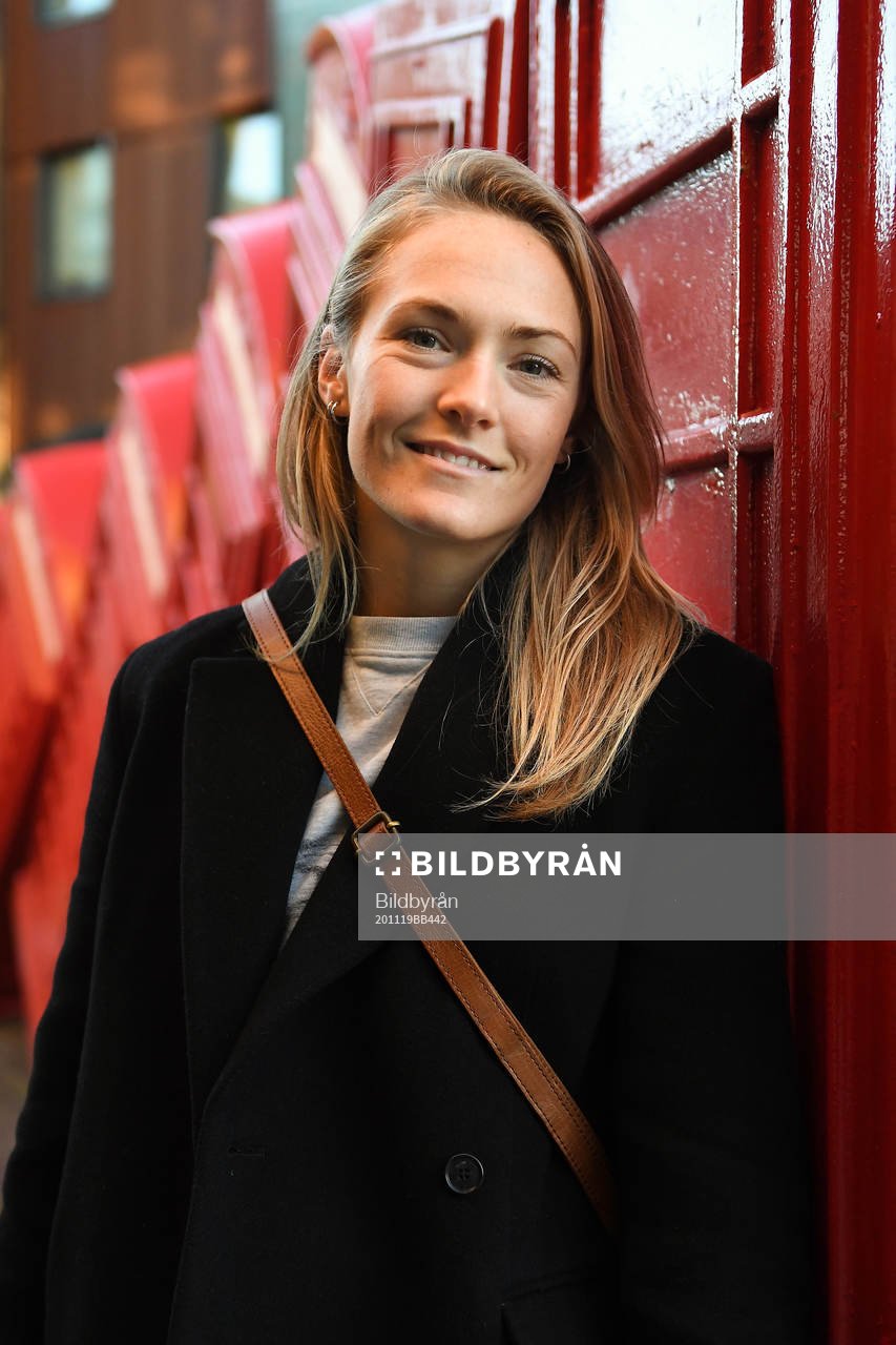 Chelsea LFC football player Magdalena Eriksson poses for a