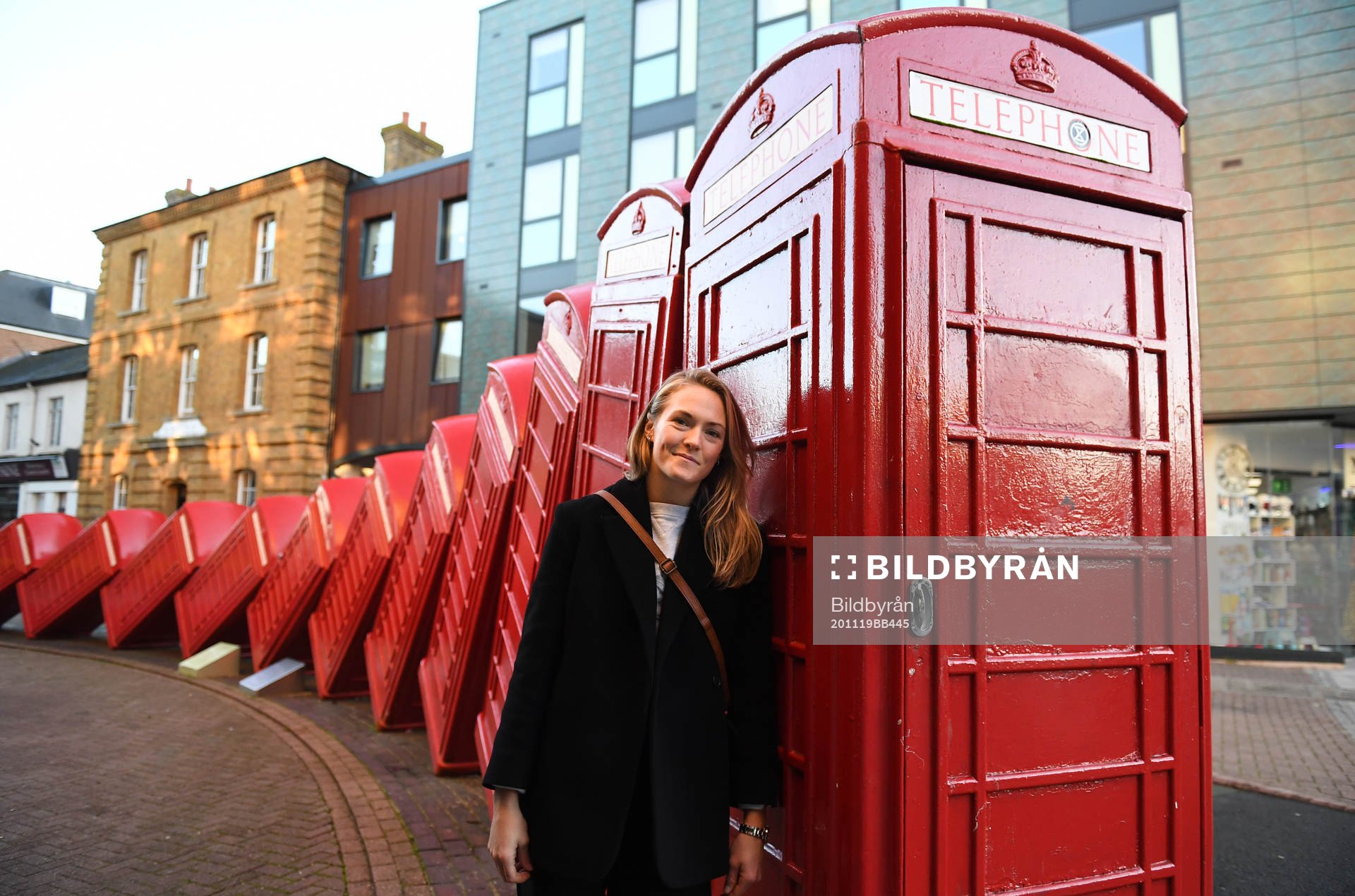 Chelsea LFC football player Magdalena Eriksson poses for a