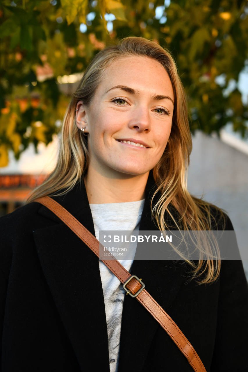 Chelsea LFC football player Magdalena Eriksson poses for a