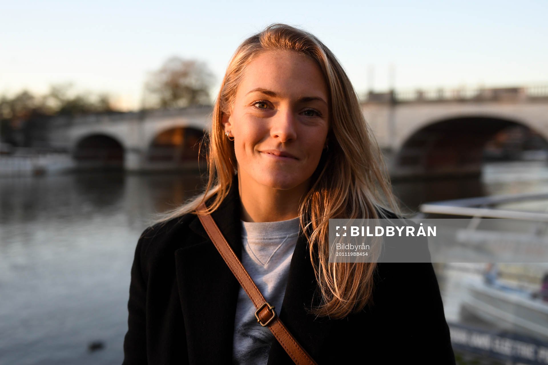 Chelsea LFC football player Magdalena Eriksson poses for a portrait during a photo shoot on November 19, 2020 in London, England.