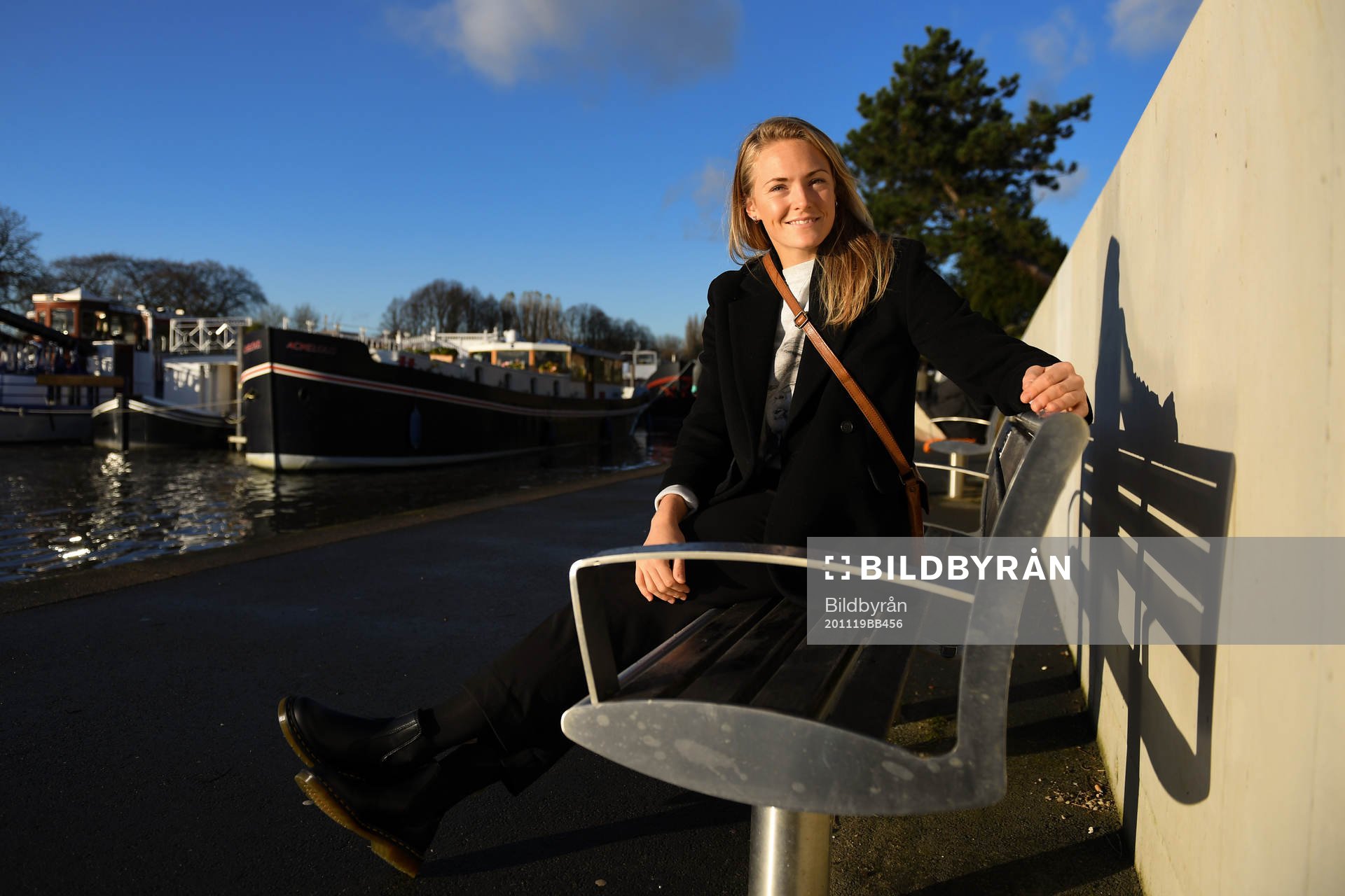 Chelsea LFC football player Magdalena Eriksson poses for a