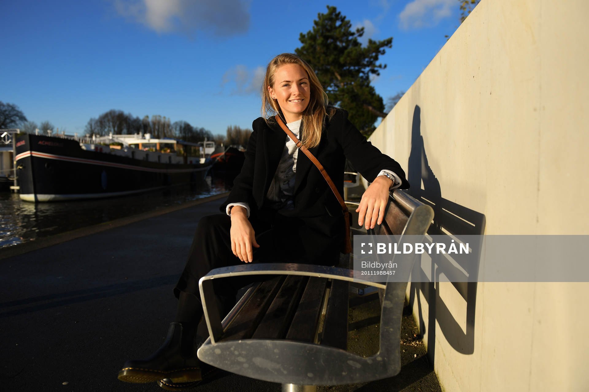 Chelsea LFC football player Magdalena Eriksson poses for a
