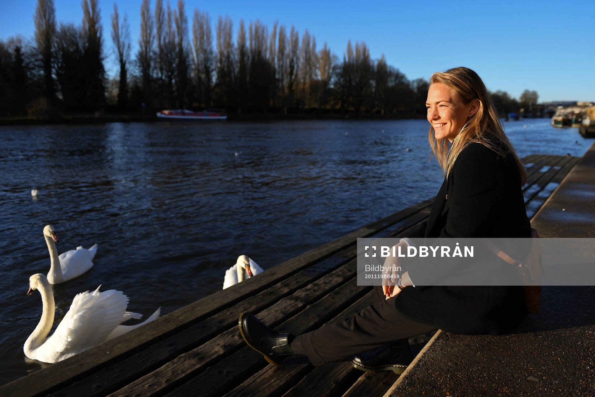Chelsea LFC football player Magdalena Eriksson poses for a