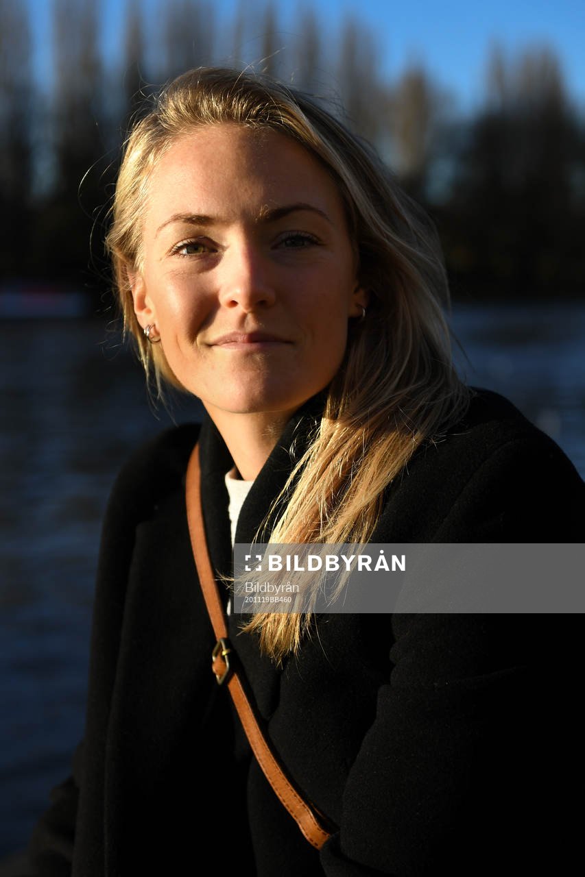 Chelsea LFC football player Magdalena Eriksson poses for a